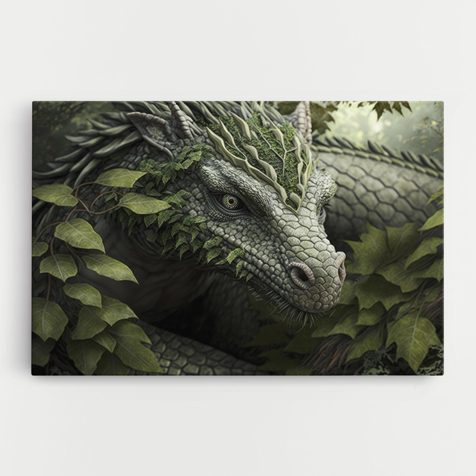 Tablou Canvas Ancient Forest Dragon mockup 0
