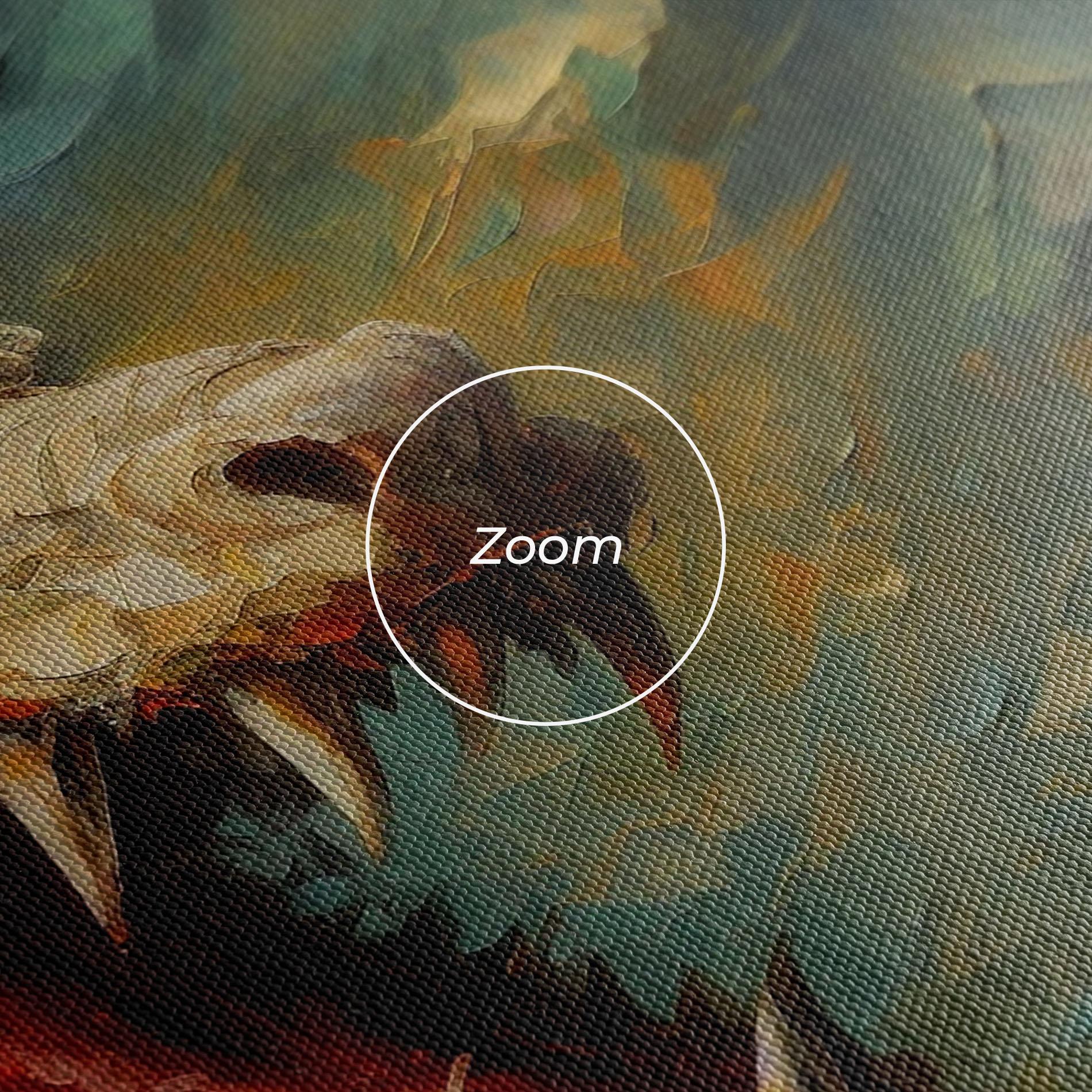 Tablou Canvas Angry Dragon Painting mockup 3