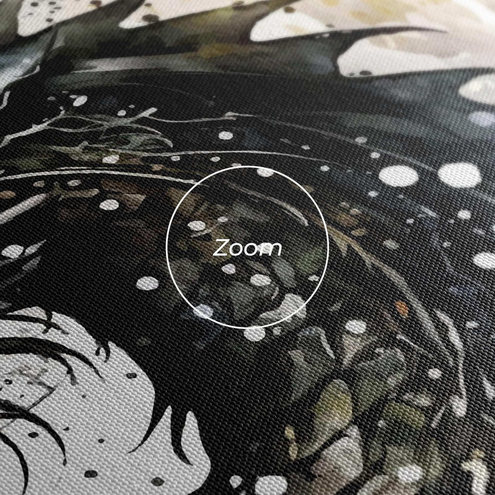 Tablou Canvas Black Dragon Art mockup 3