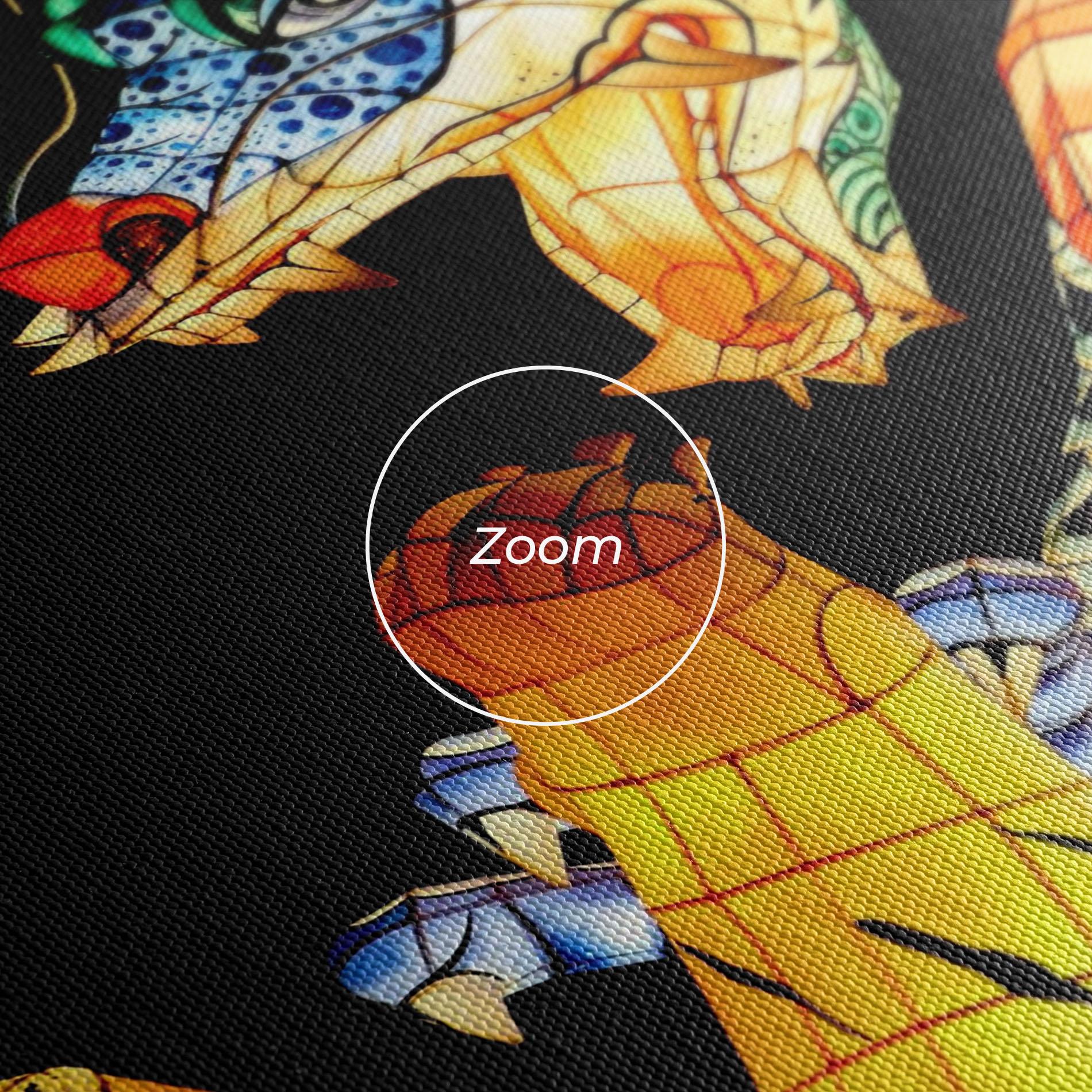 Tablou Canvas Chinese Dragon And Tiger mockup 3