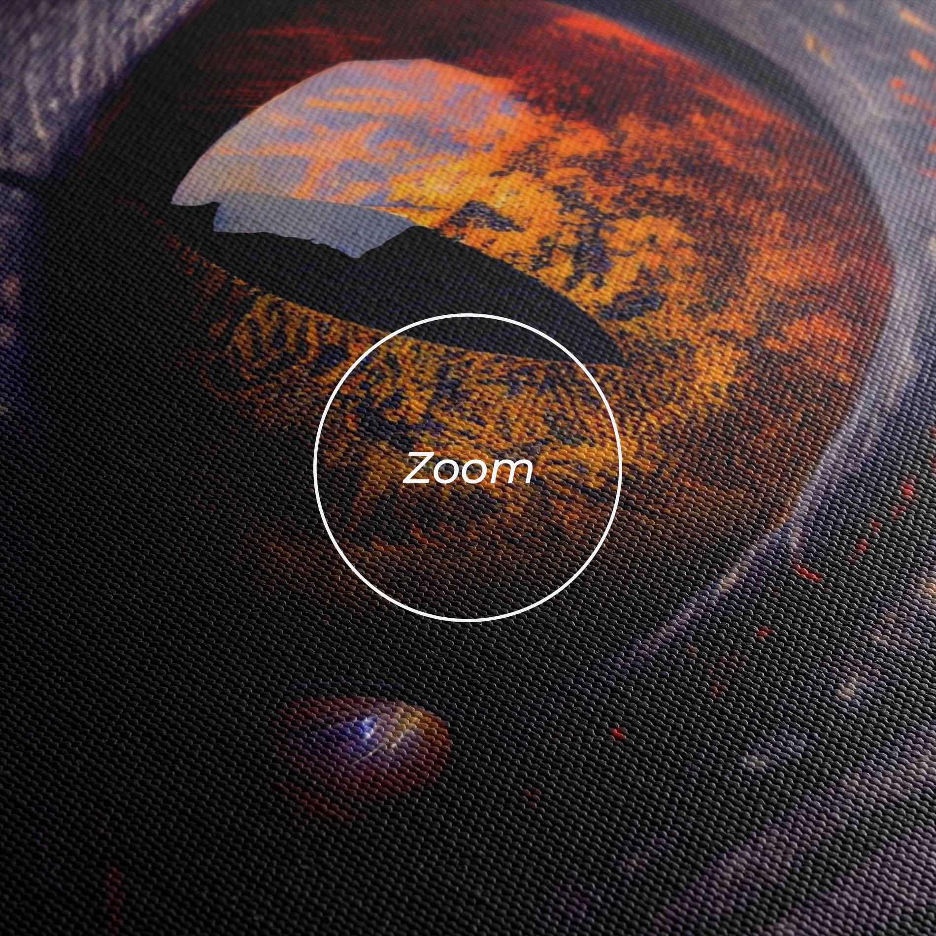 Tablou Canvas Close Up Red Eye Dragon mockup 3