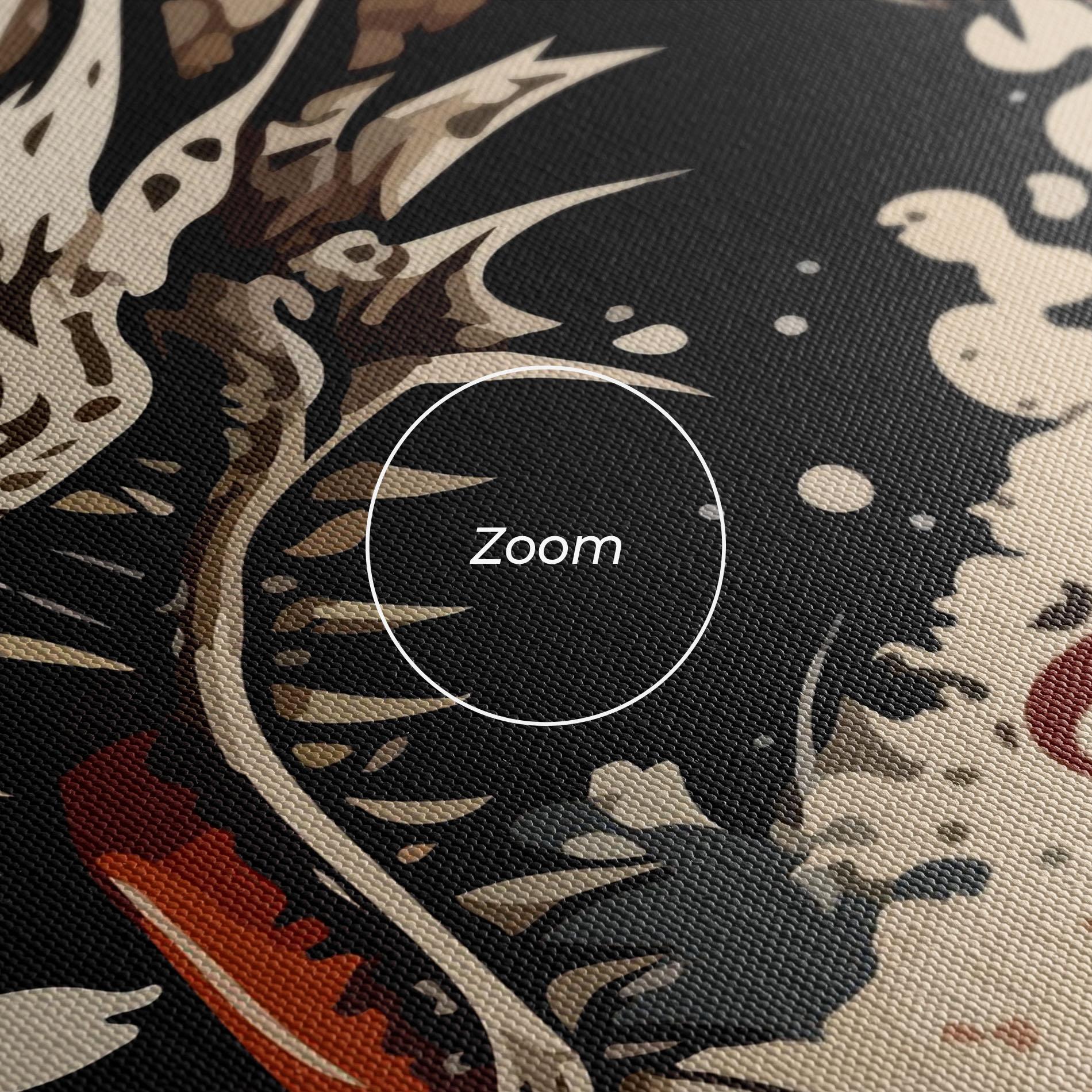 Tablou Canvas Cream Dragon Art mockup 3