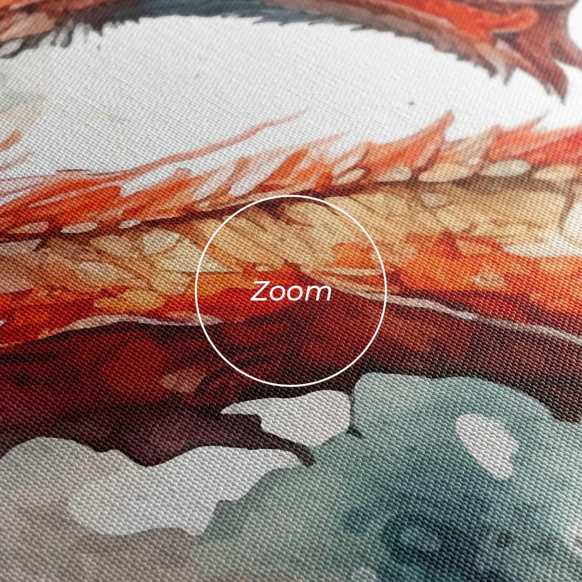 Tablou Canvas Fire Dragon mockup 3