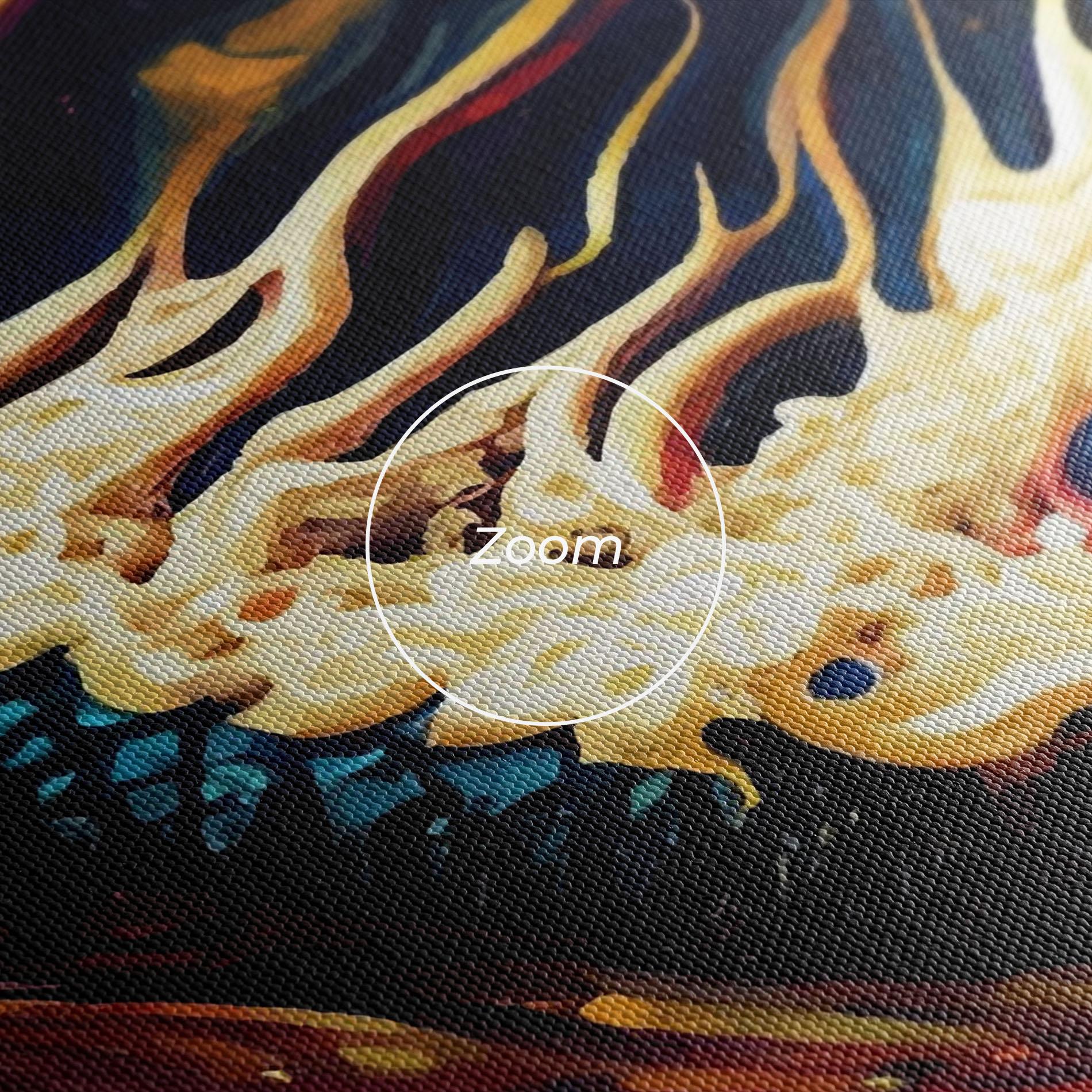 Tablou Canvas Flying Acrylic Dragon mockup 3