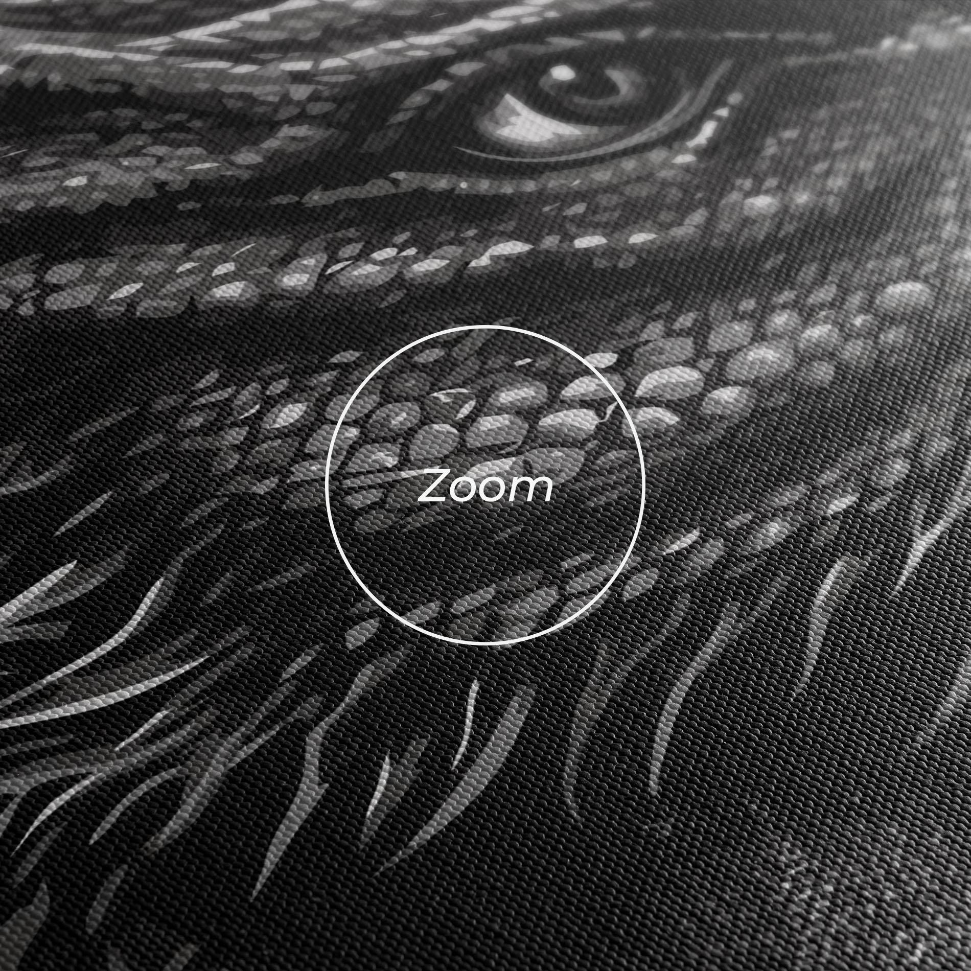 Tablou Canvas Grey Dragon mockup 3