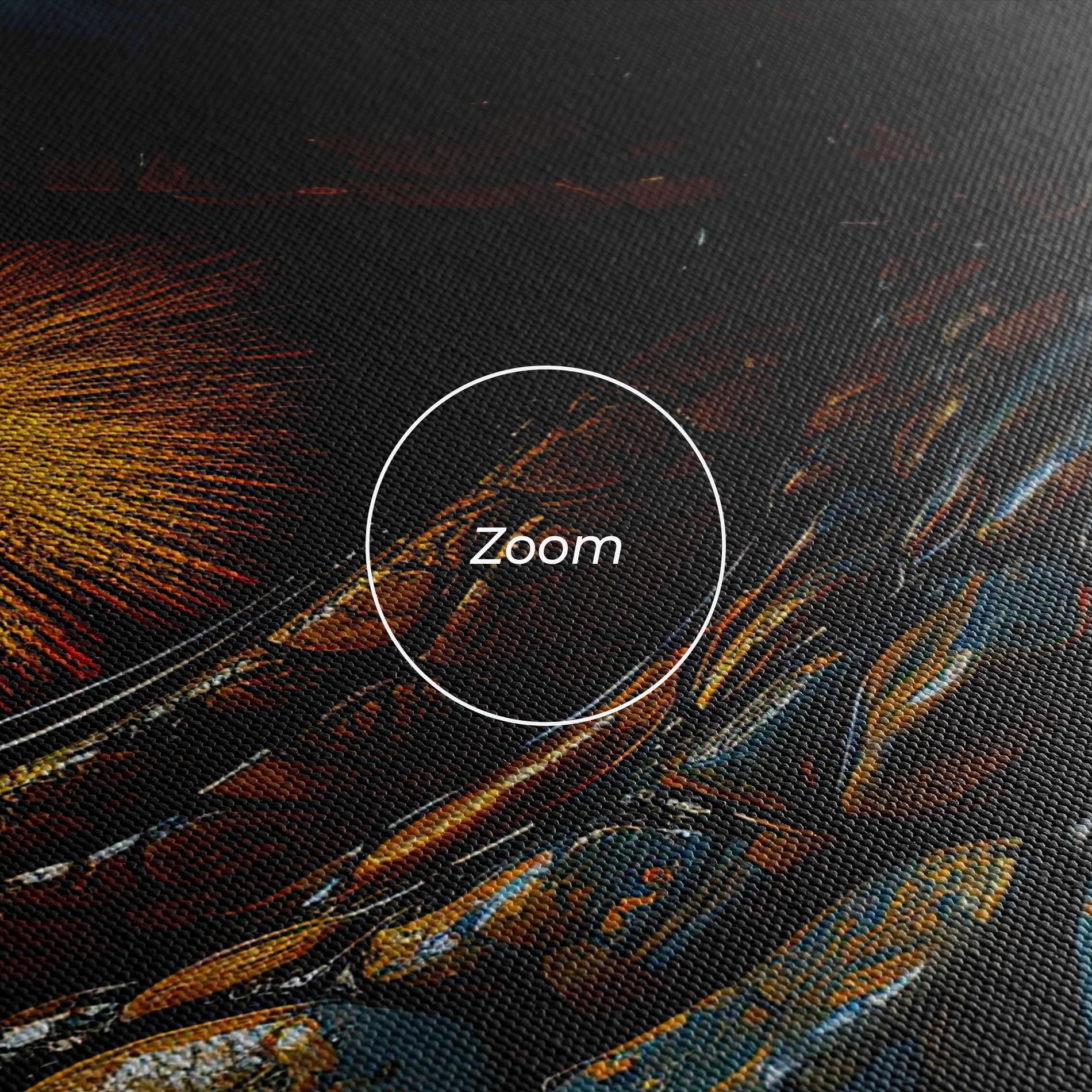 Tablou Canvas Yellow Dragon Eye mockup 3