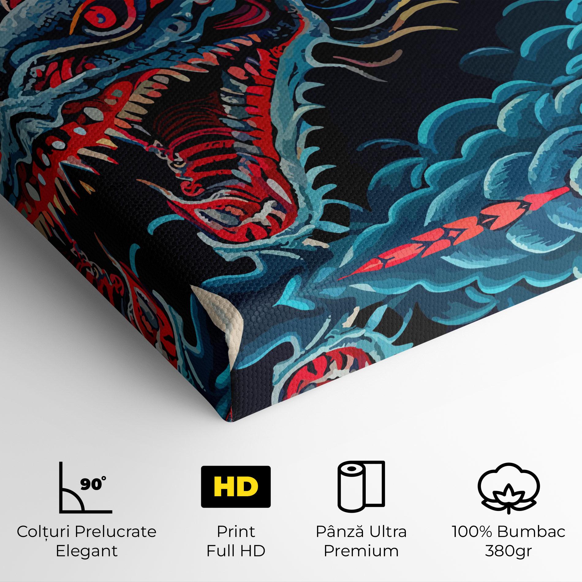 Tablou Canvas Cloud Dragon mockup 4
