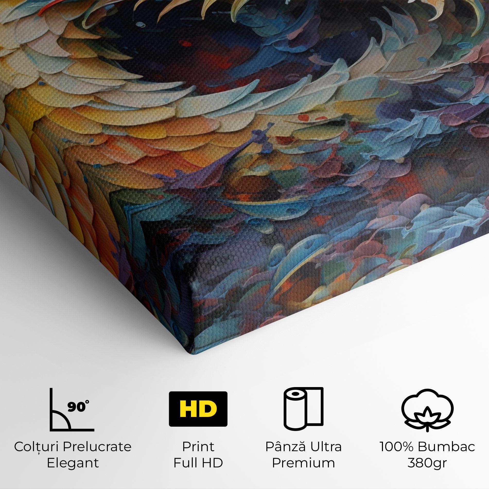 Tablou Canvas Fantasy Dragon Art mockup 4