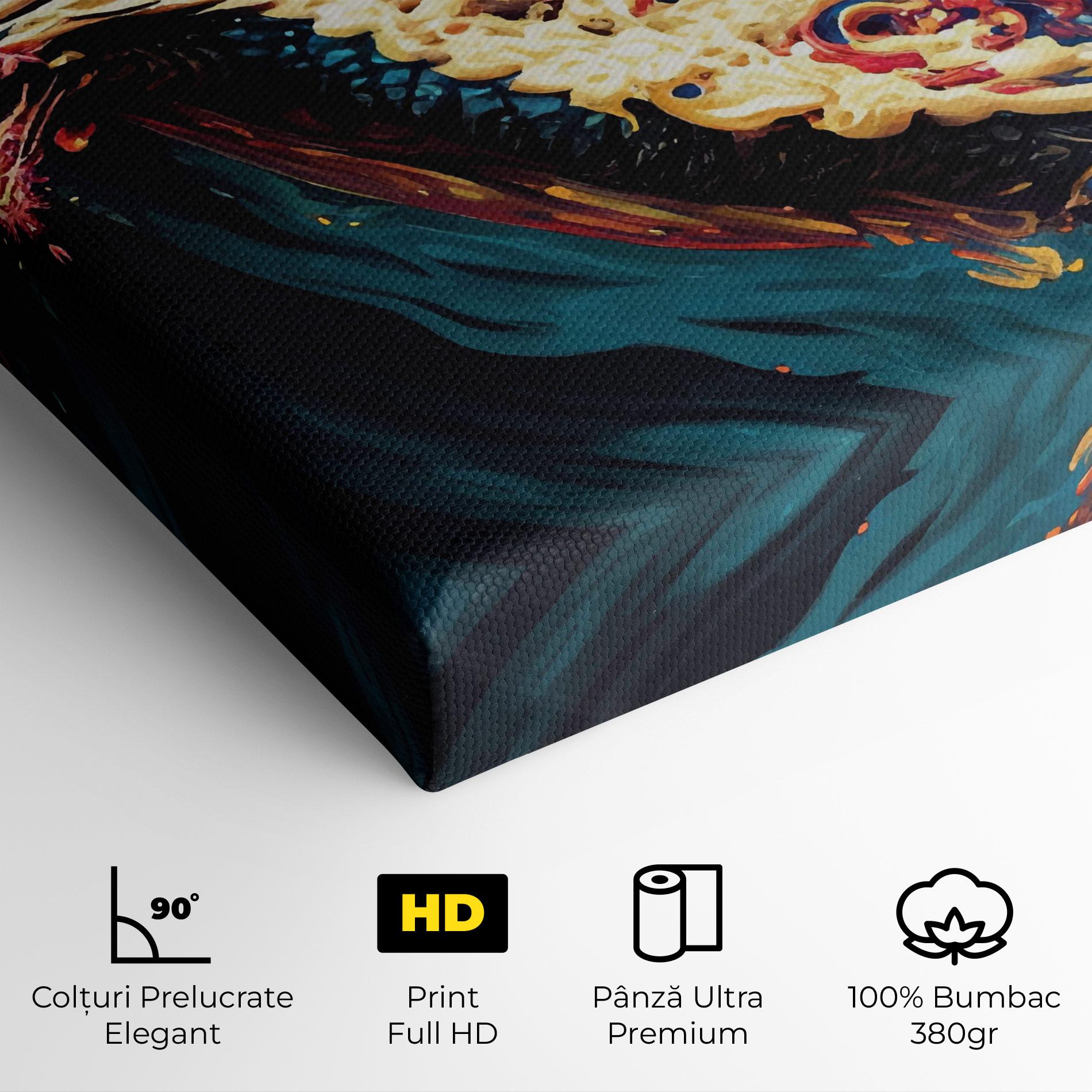Tablou Canvas Flying Acrylic Dragon mockup 4