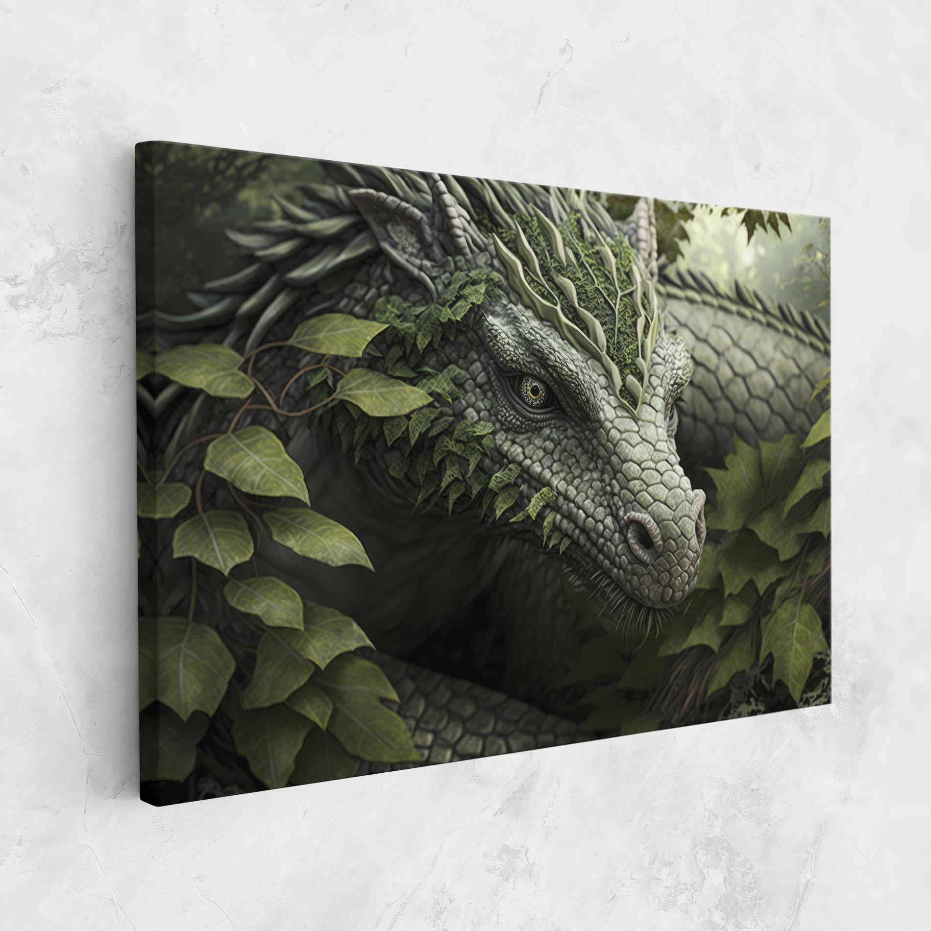 Tablou Canvas Ancient Forest Dragon mockup 1