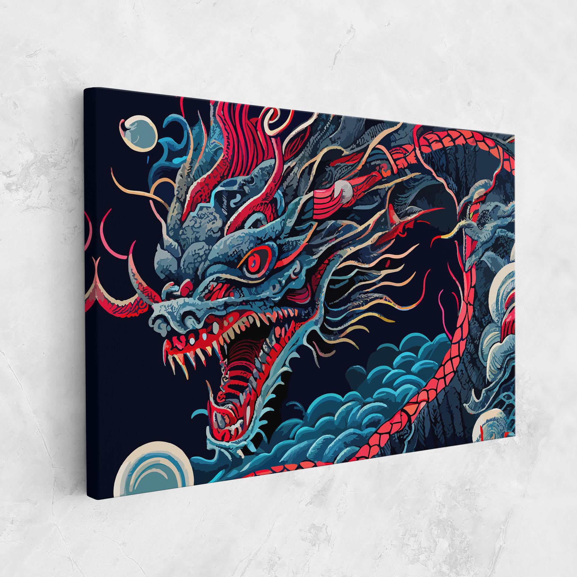 Tablou Canvas Cloud Dragon mockup 1