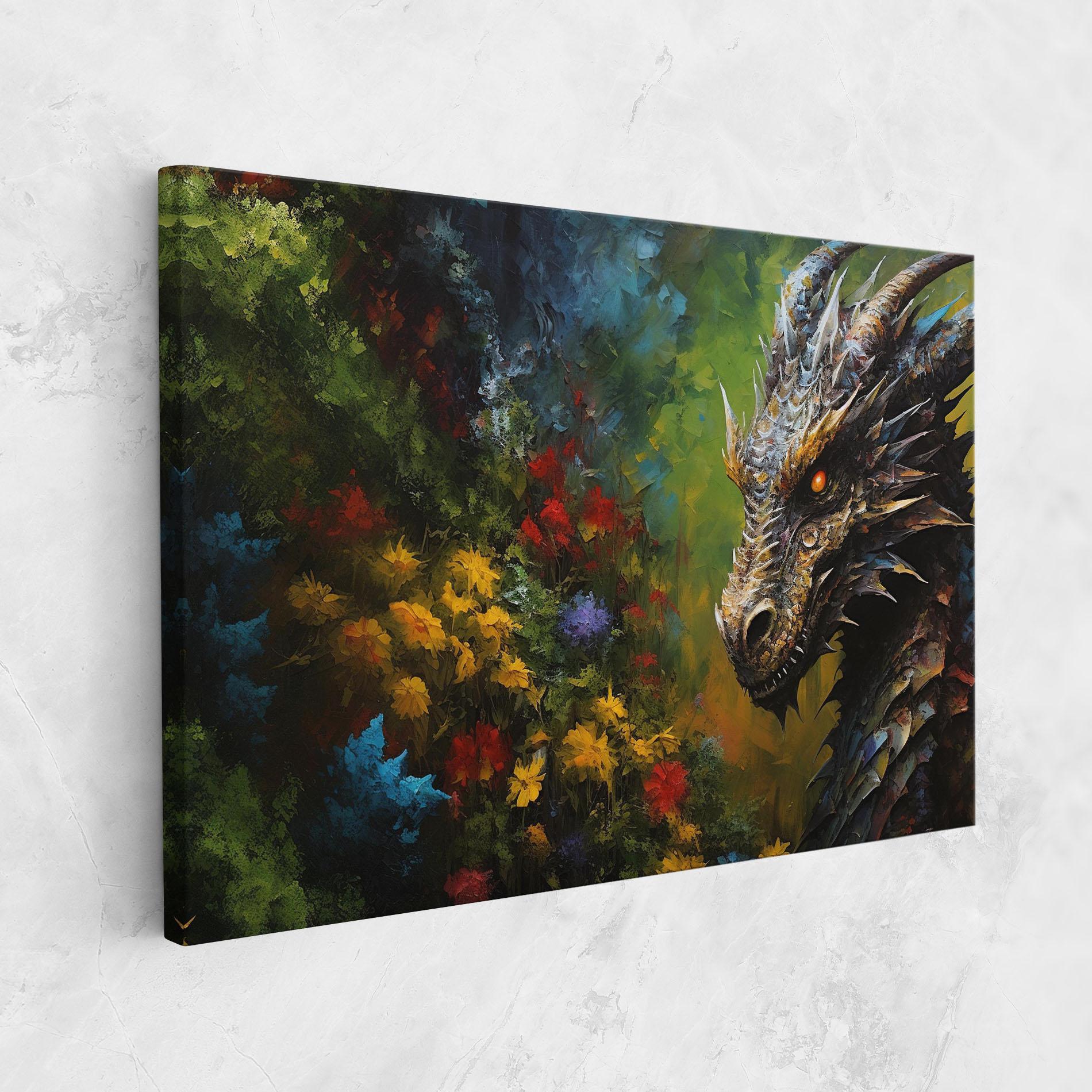 Tablou Canvas Dragon In Nature mockup 1