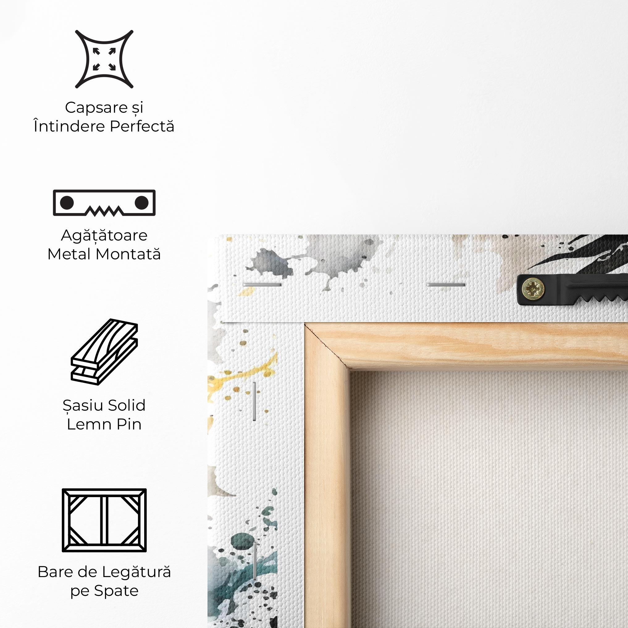 Tablou Canvas Black Dragon Art mockup 5