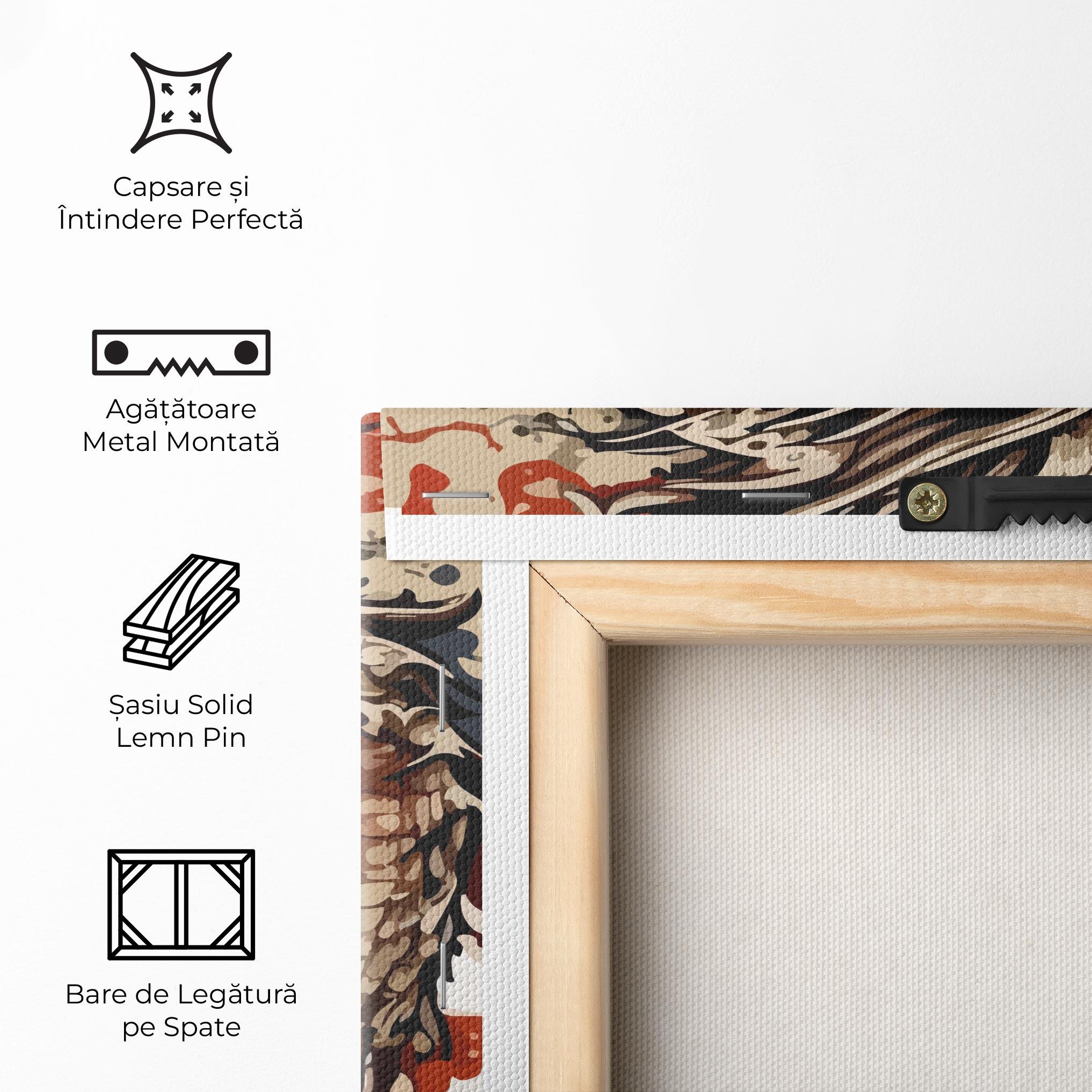 Tablou Canvas Cream Dragon Art mockup 5