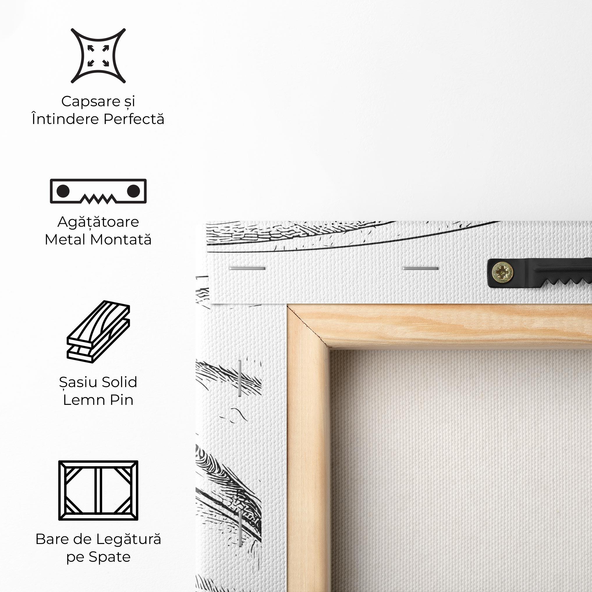 Tablou Canvas Dragon Sketch mockup 5