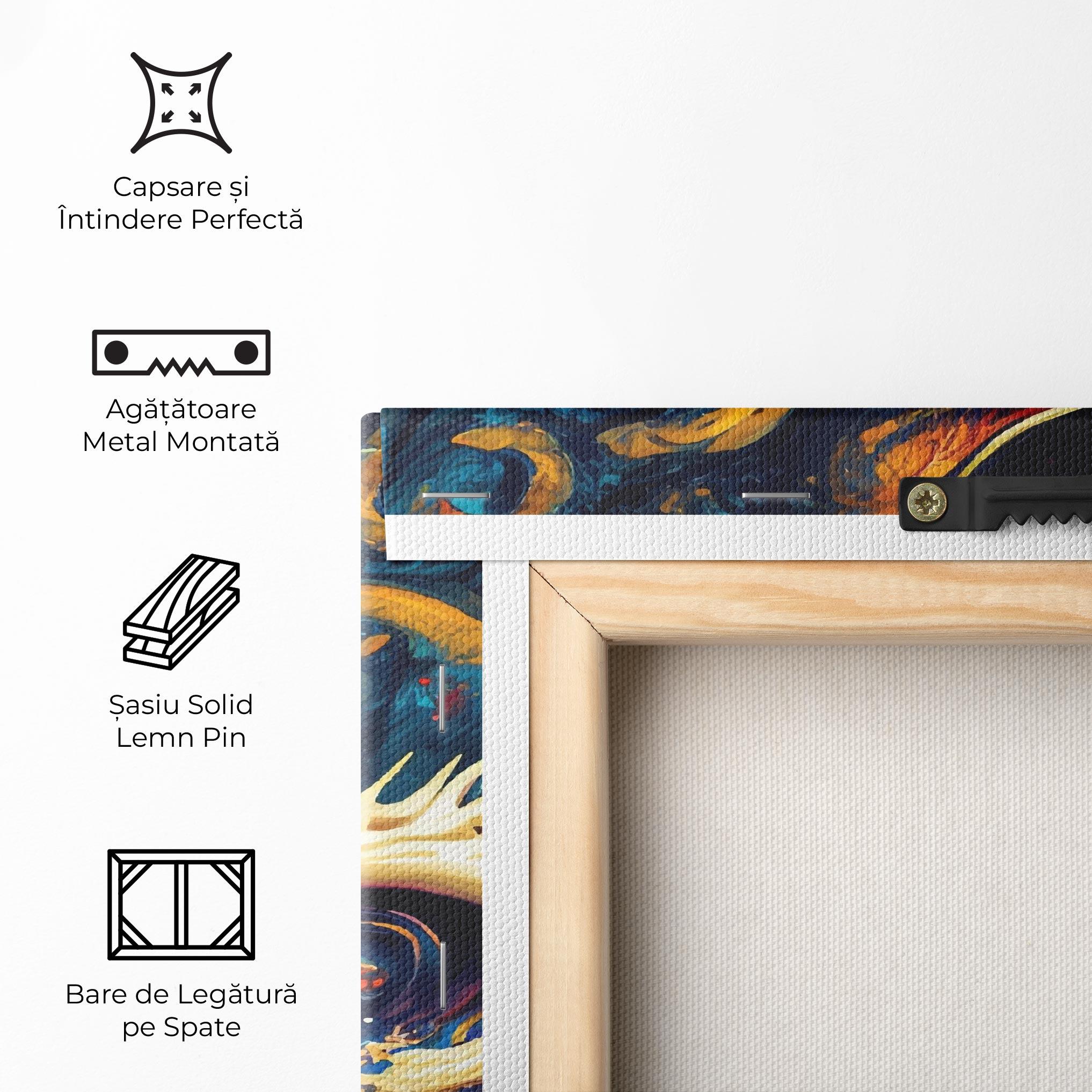 Tablou Canvas Flying Acrylic Dragon mockup 5