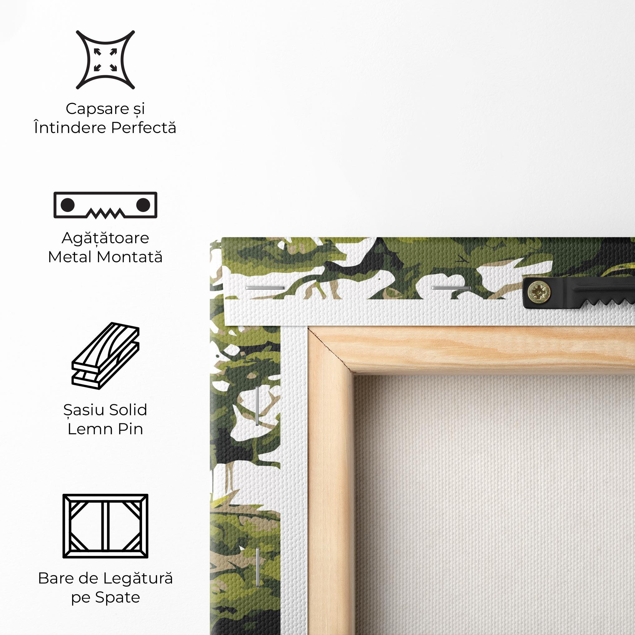 Tablou Canvas Green Nature Dragon mockup 5