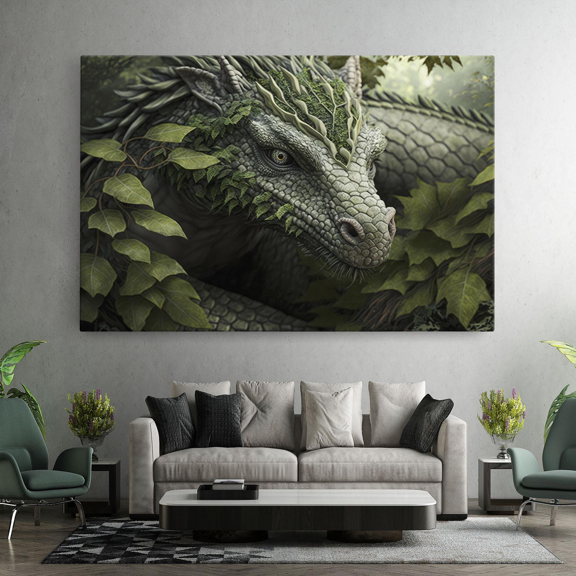 Tablou Canvas Ancient Forest Dragon mockup 7