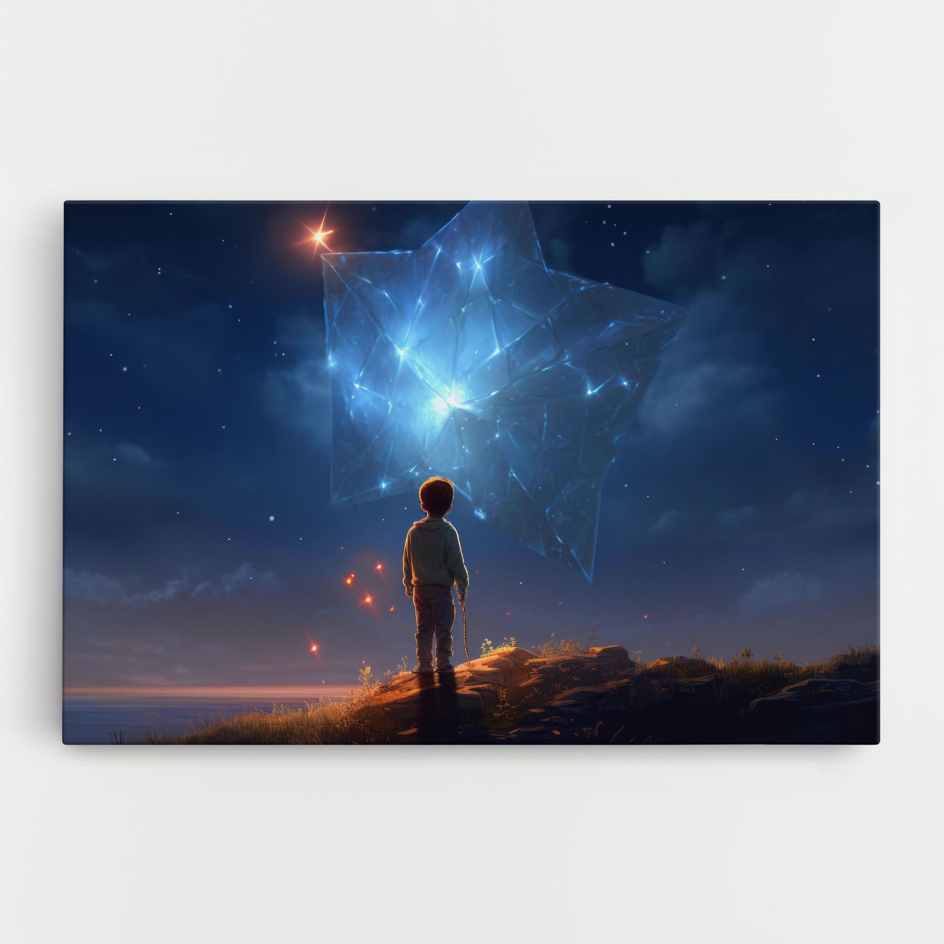 Blue Star Floating mockup 0