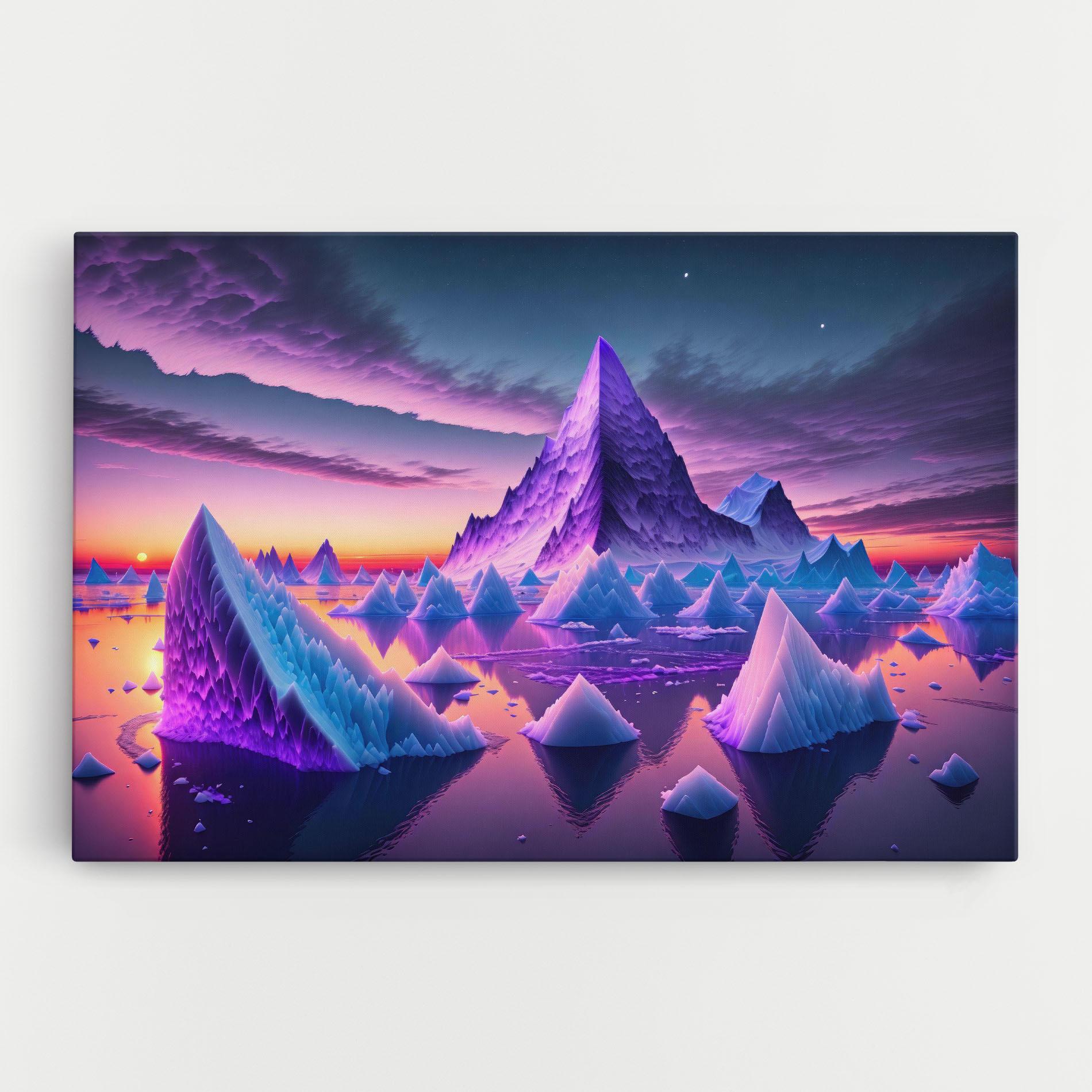 Tablou Canvas Floating Iceberg mockup 0