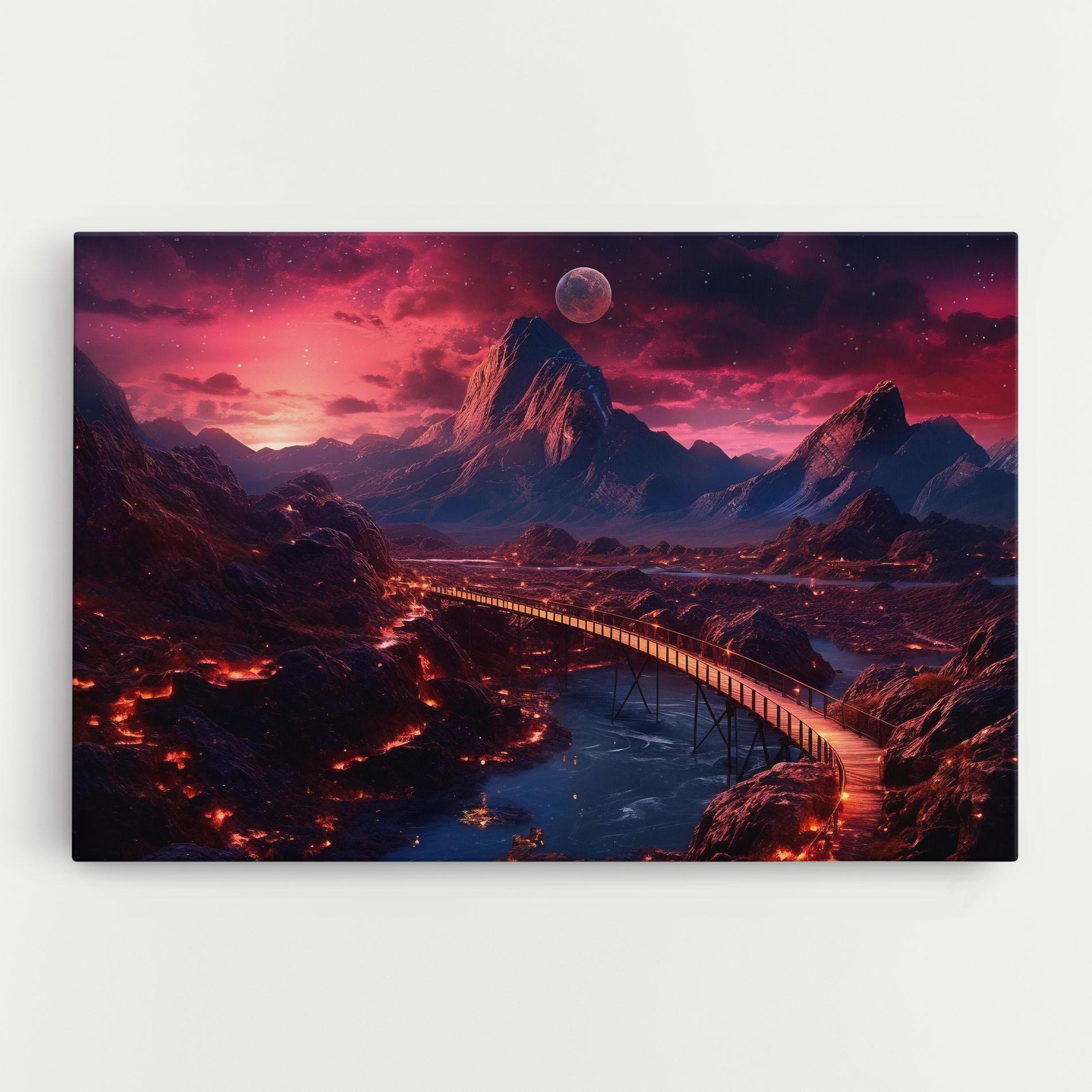 Tablou Canvas Interstellar Journey mockup 0