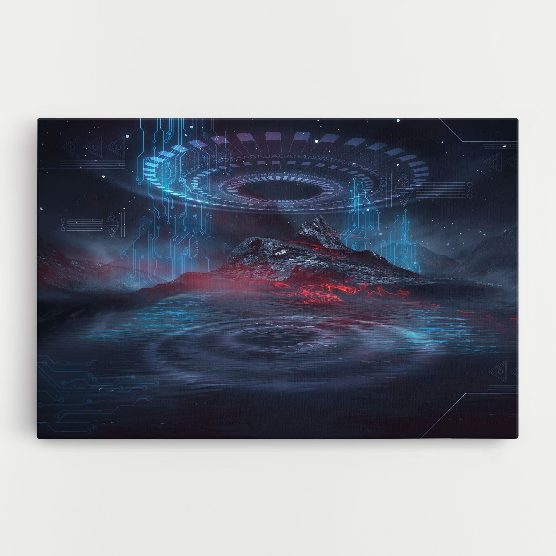 Neon Space Galaxy mockup 0