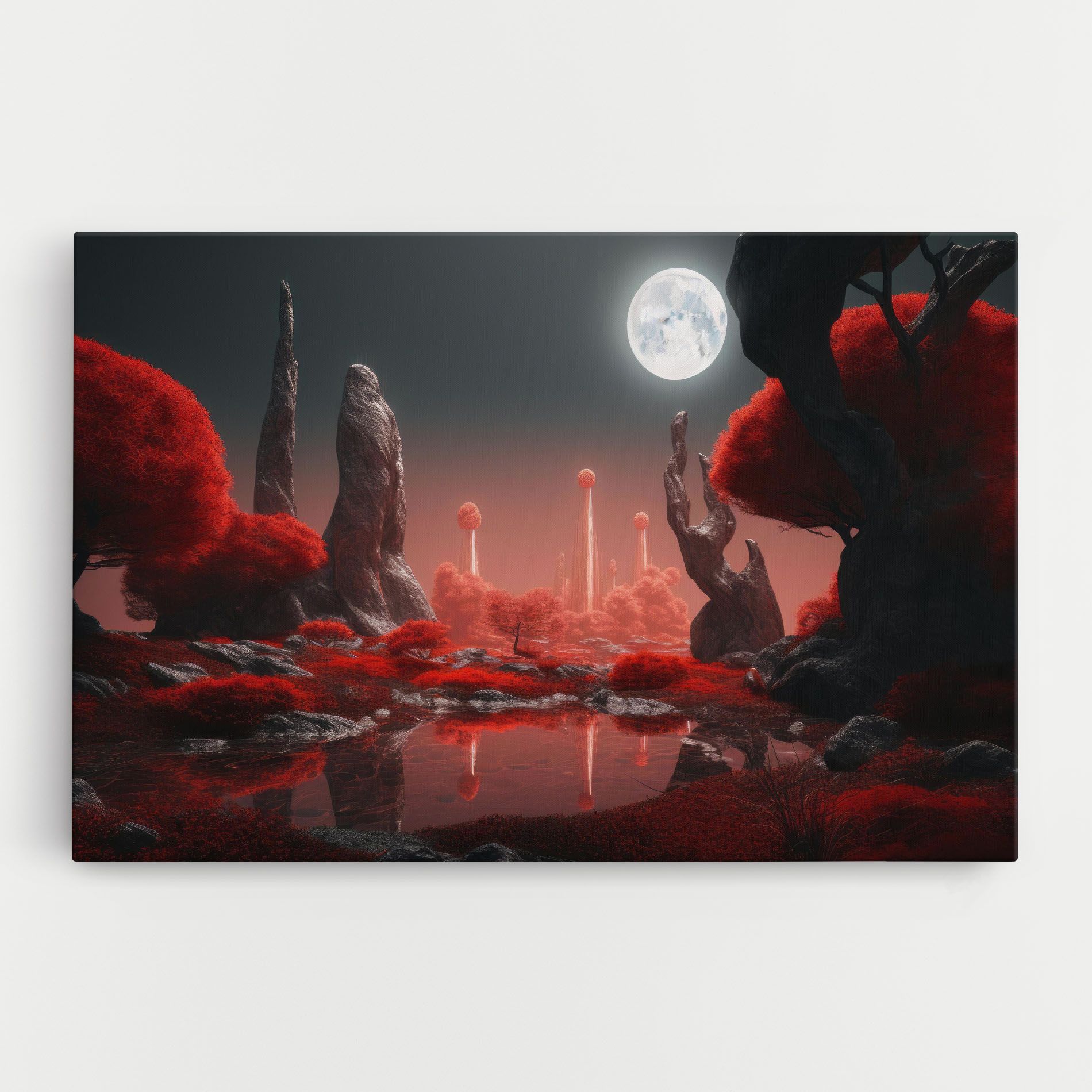 Red Alien Trees mockup 0