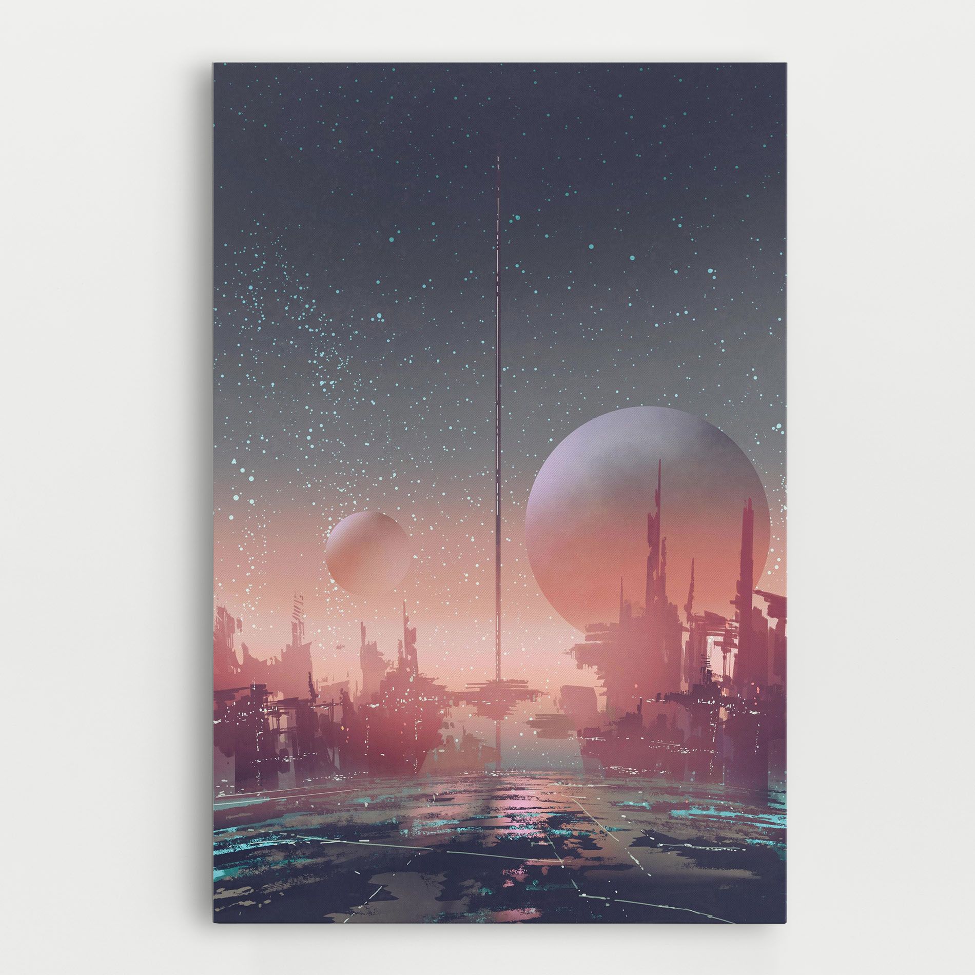 Futuristic Alien Buildings mockup 0