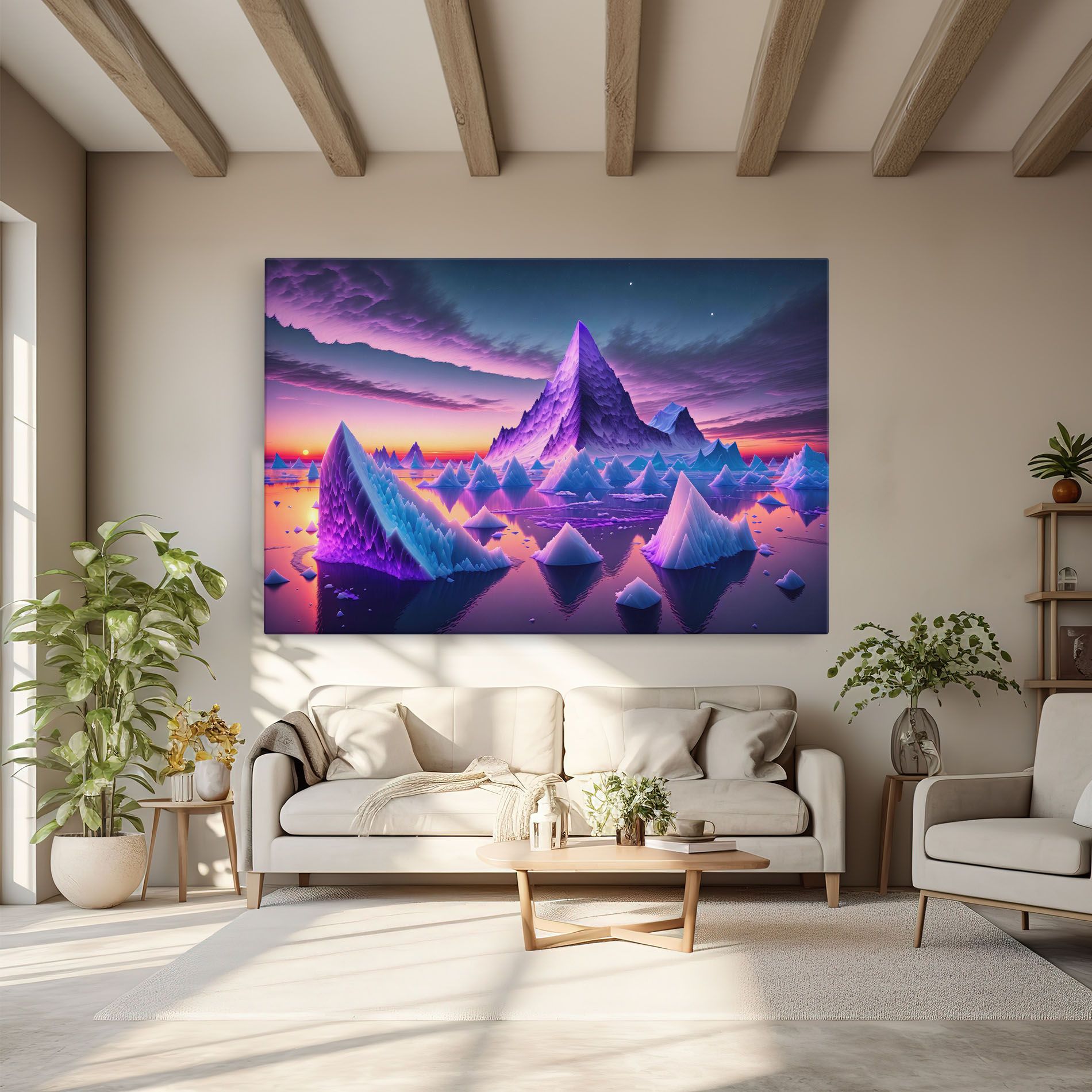 Floating Iceberg mockup 6