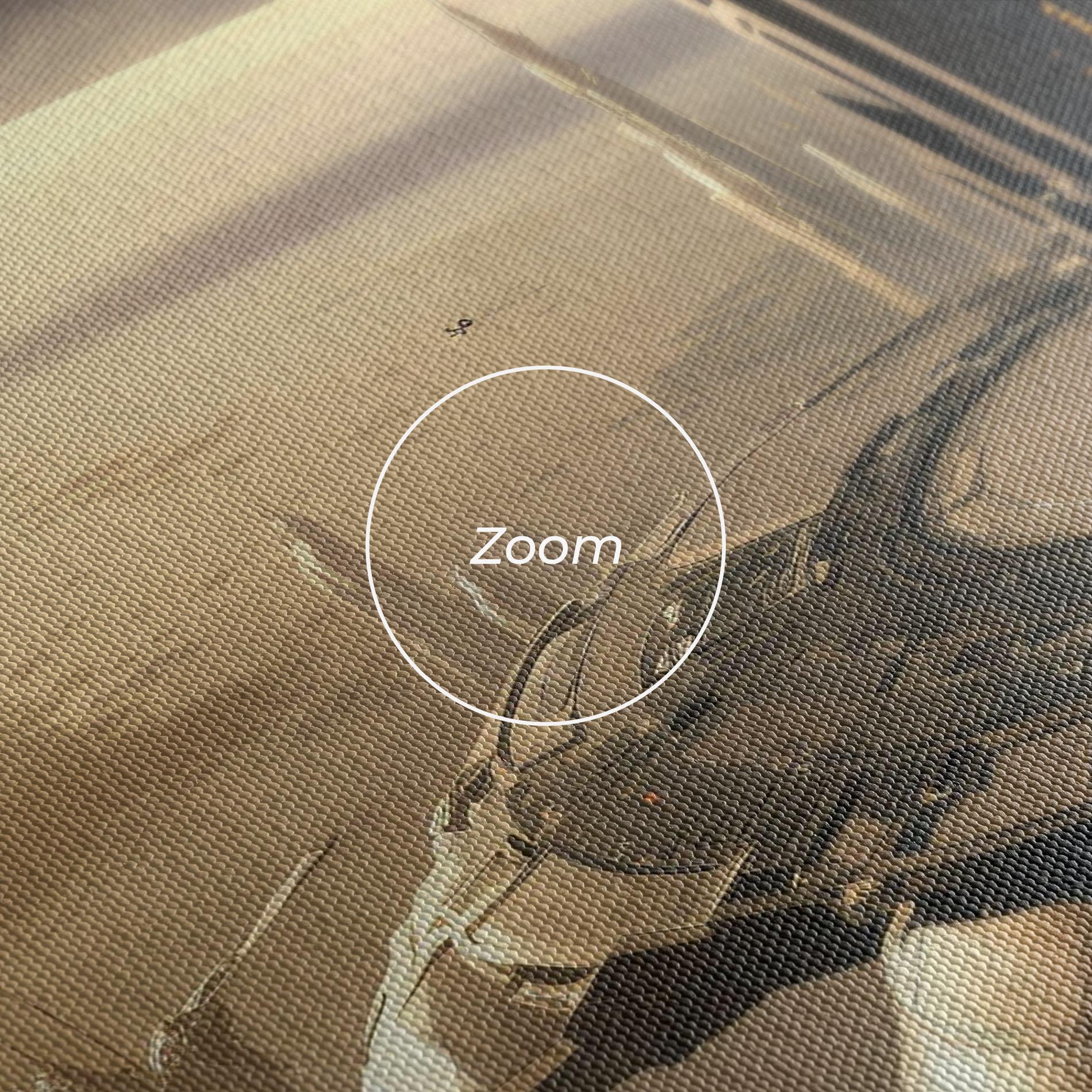 Tablou Canvas Fantasy Futuristic Cityscape mockup 3