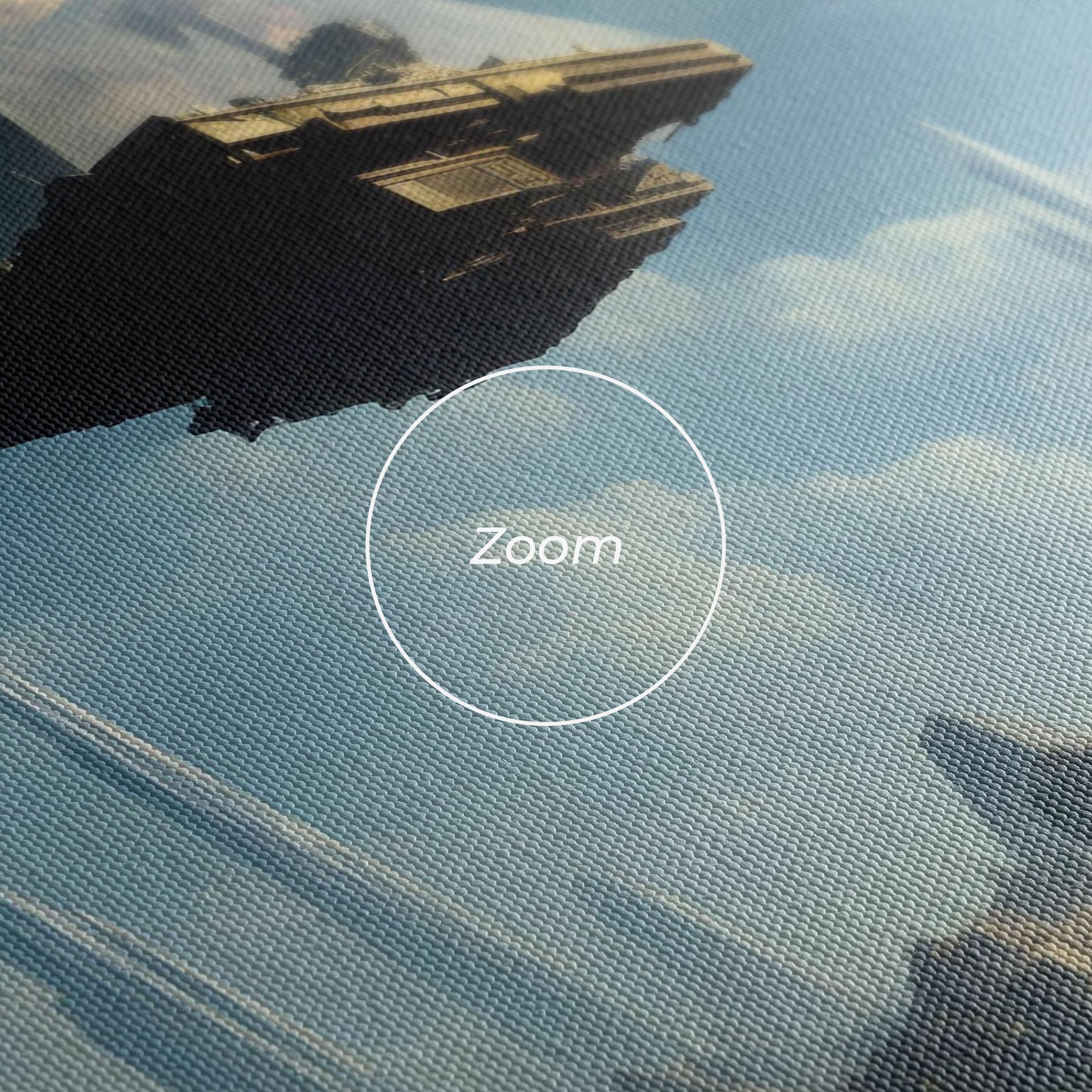 Tablou Canvas Flying Piramids mockup 3