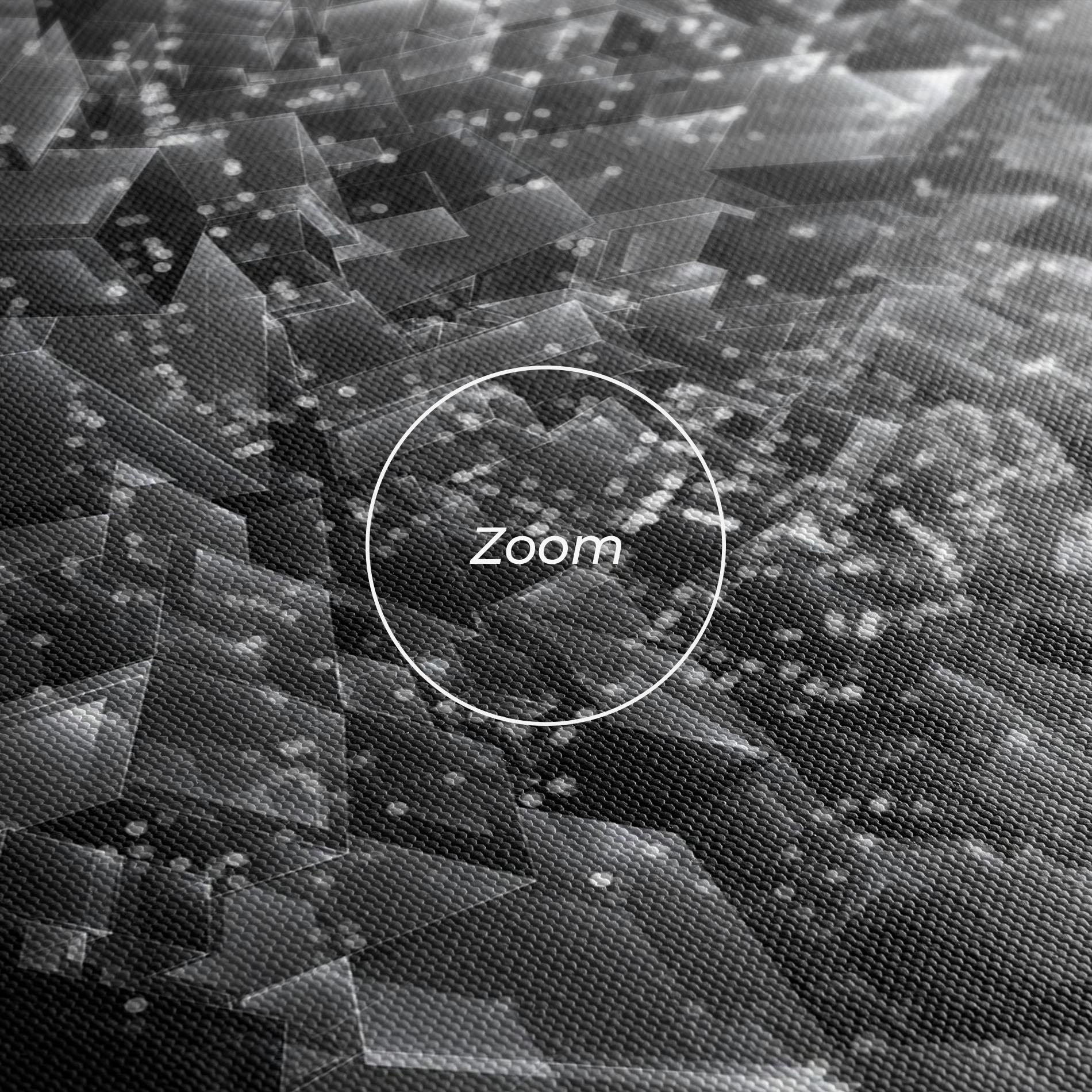 Tablou Canvas Grey Shape View mockup 3