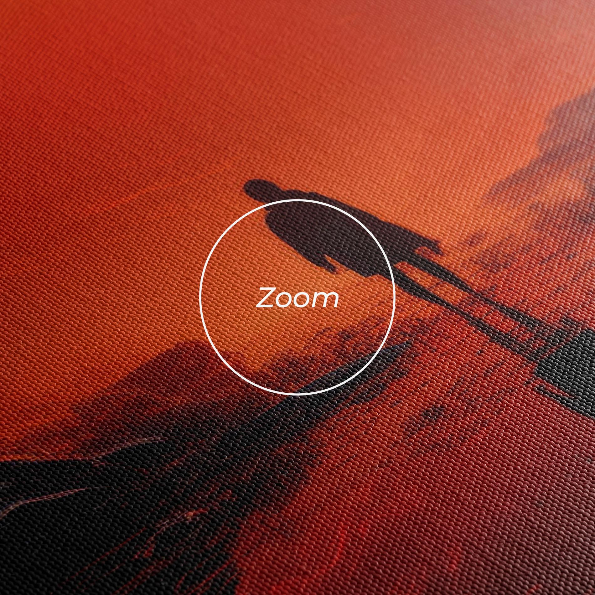 Tablou Canvas Man Orange Orb mockup 3