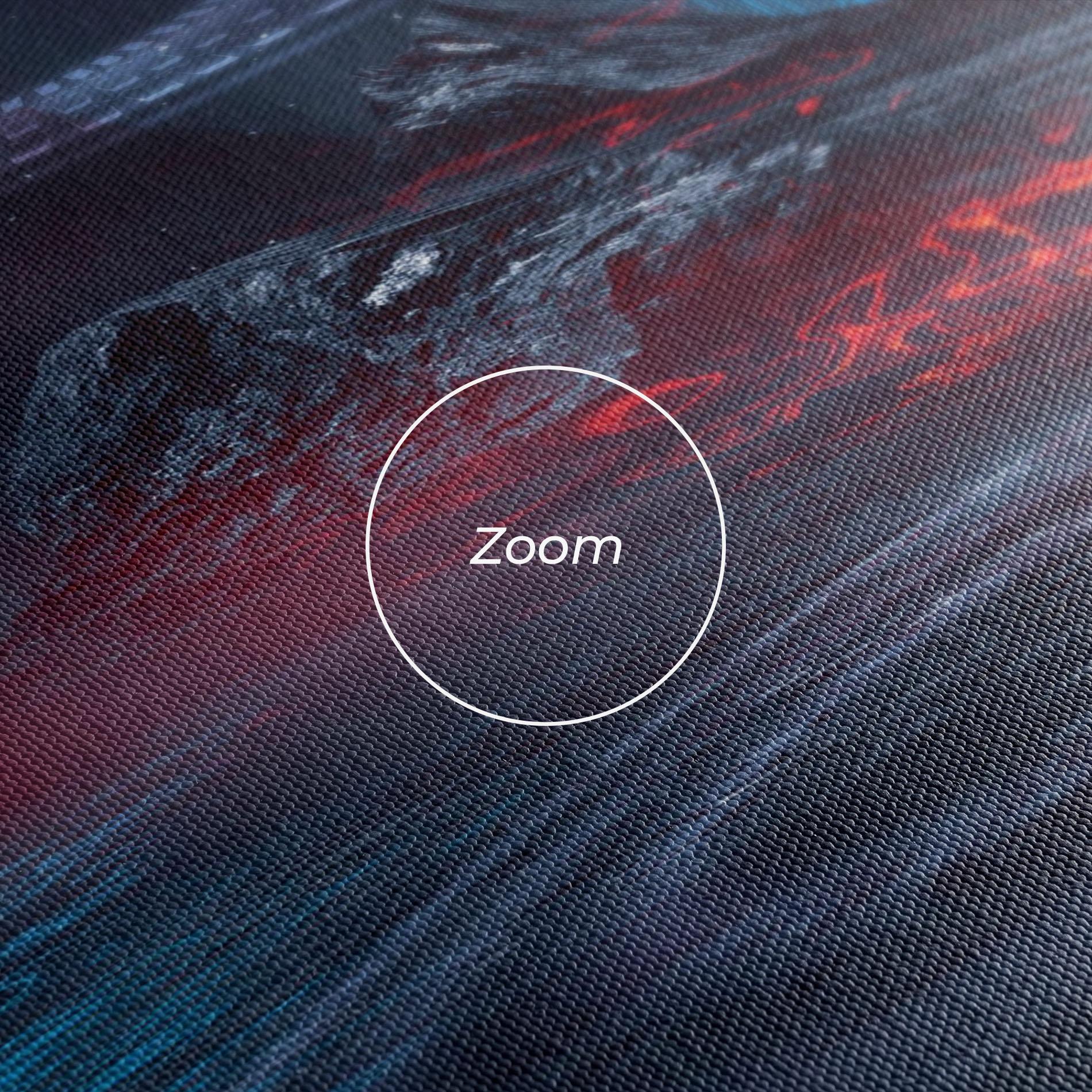 Tablou Canvas Neon Space Galaxy mockup 3