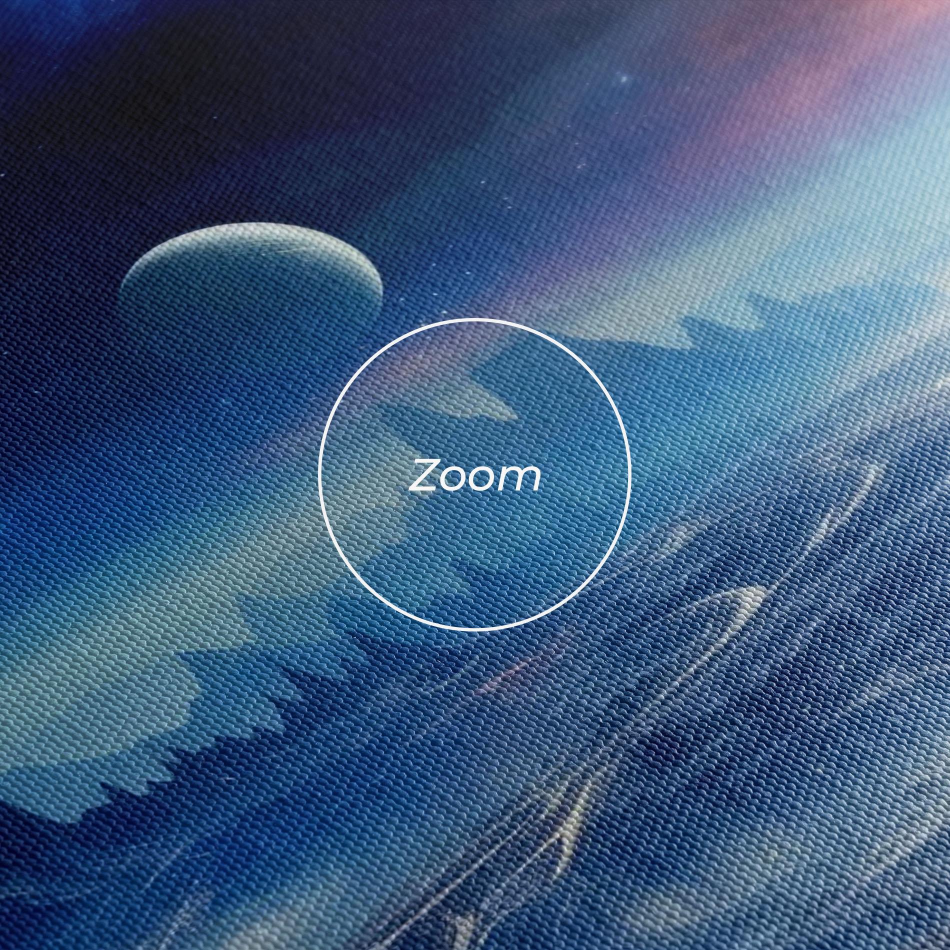 Tablou Canvas Planets And Stars mockup 3