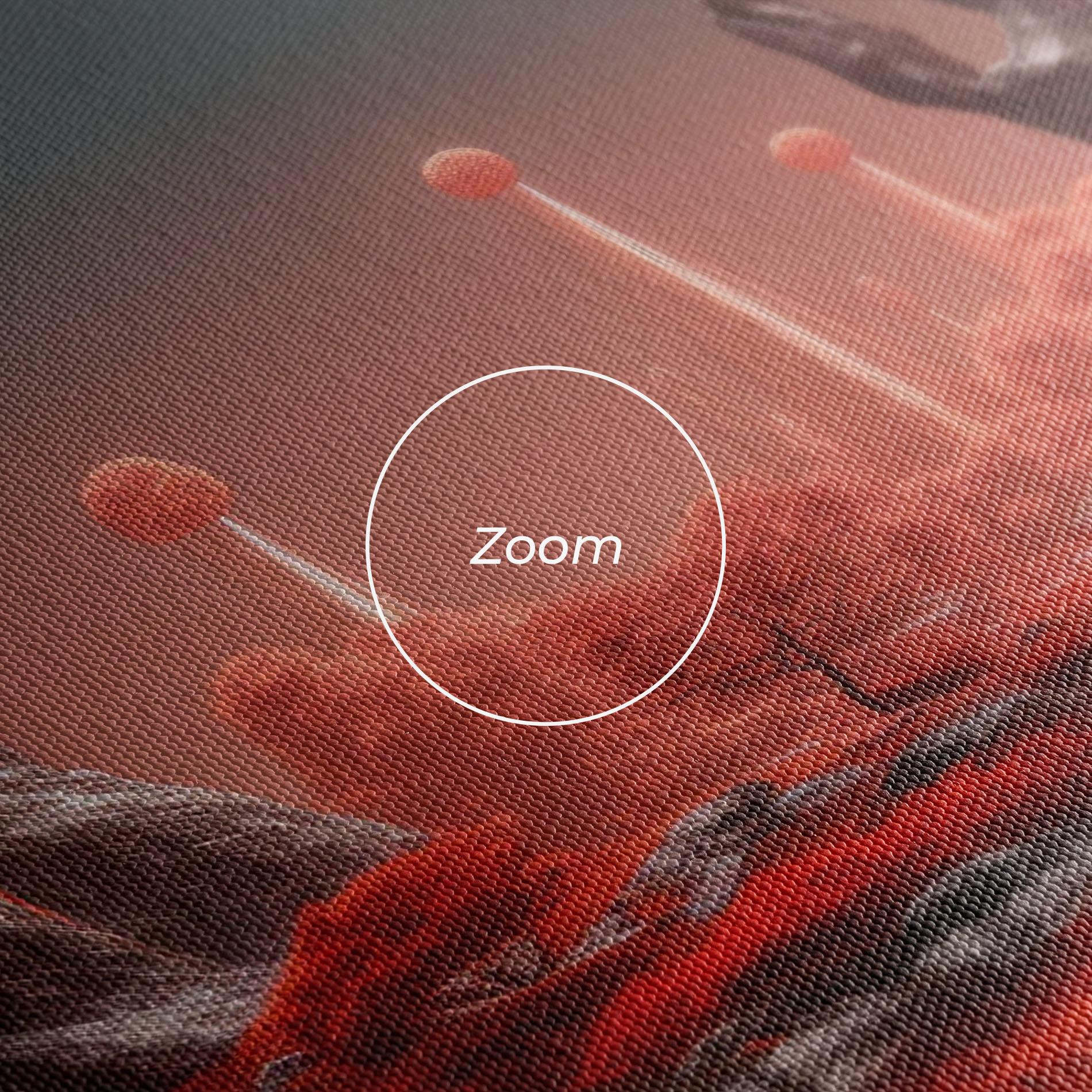 Tablou Canvas Red Alien Trees mockup 3