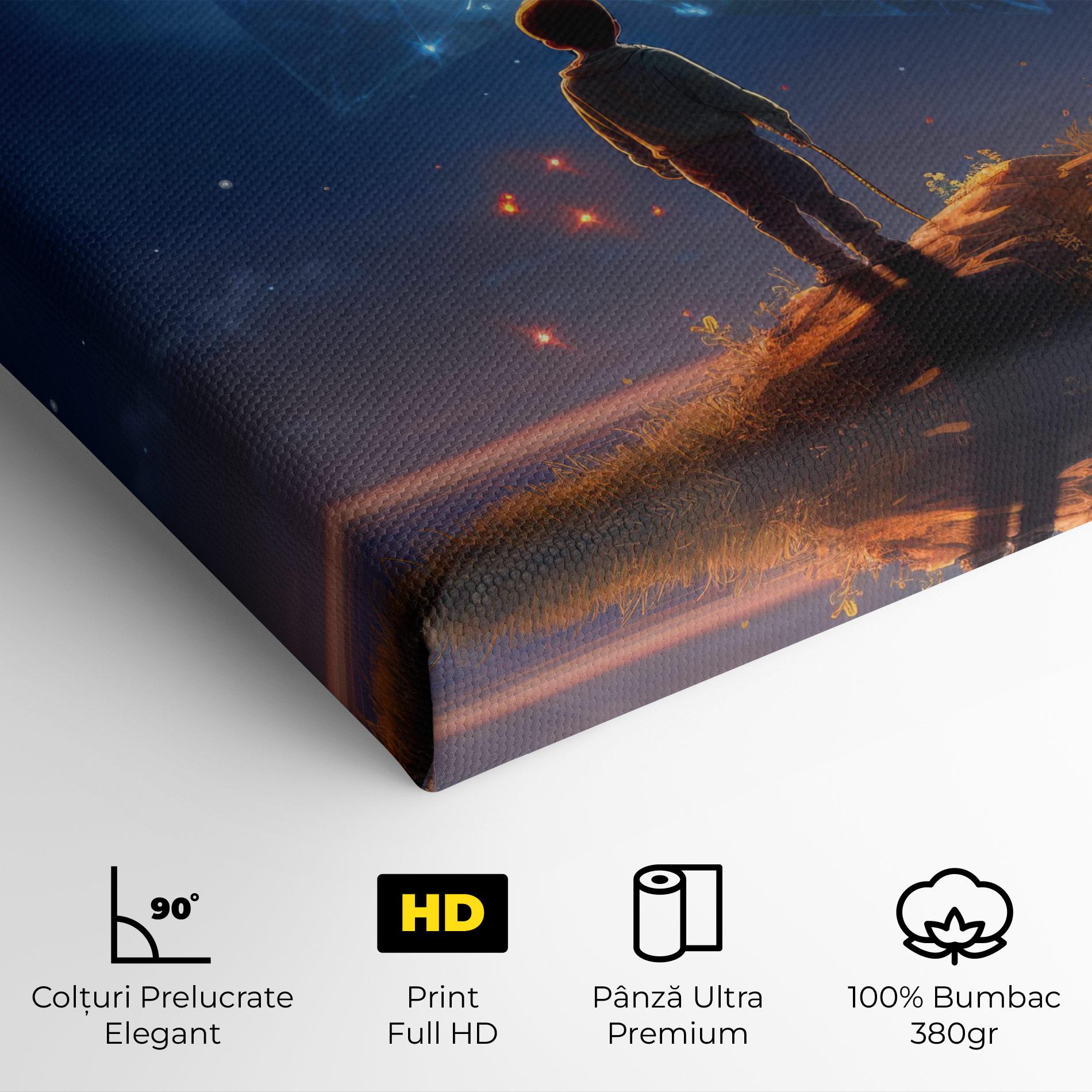 Tablou Canvas Blue Star Floating mockup 4