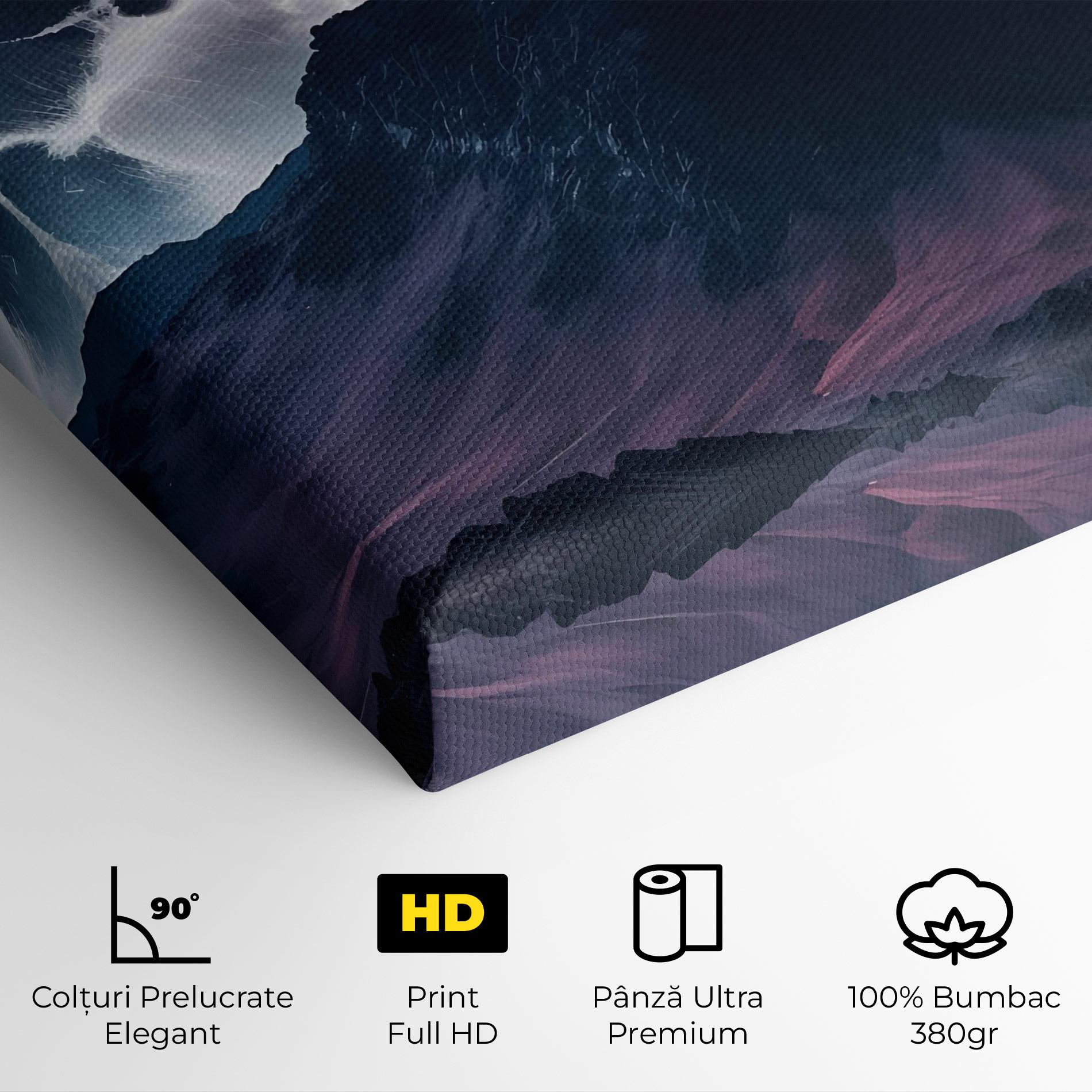 Tablou Canvas Full Moon Smoke mockup 4