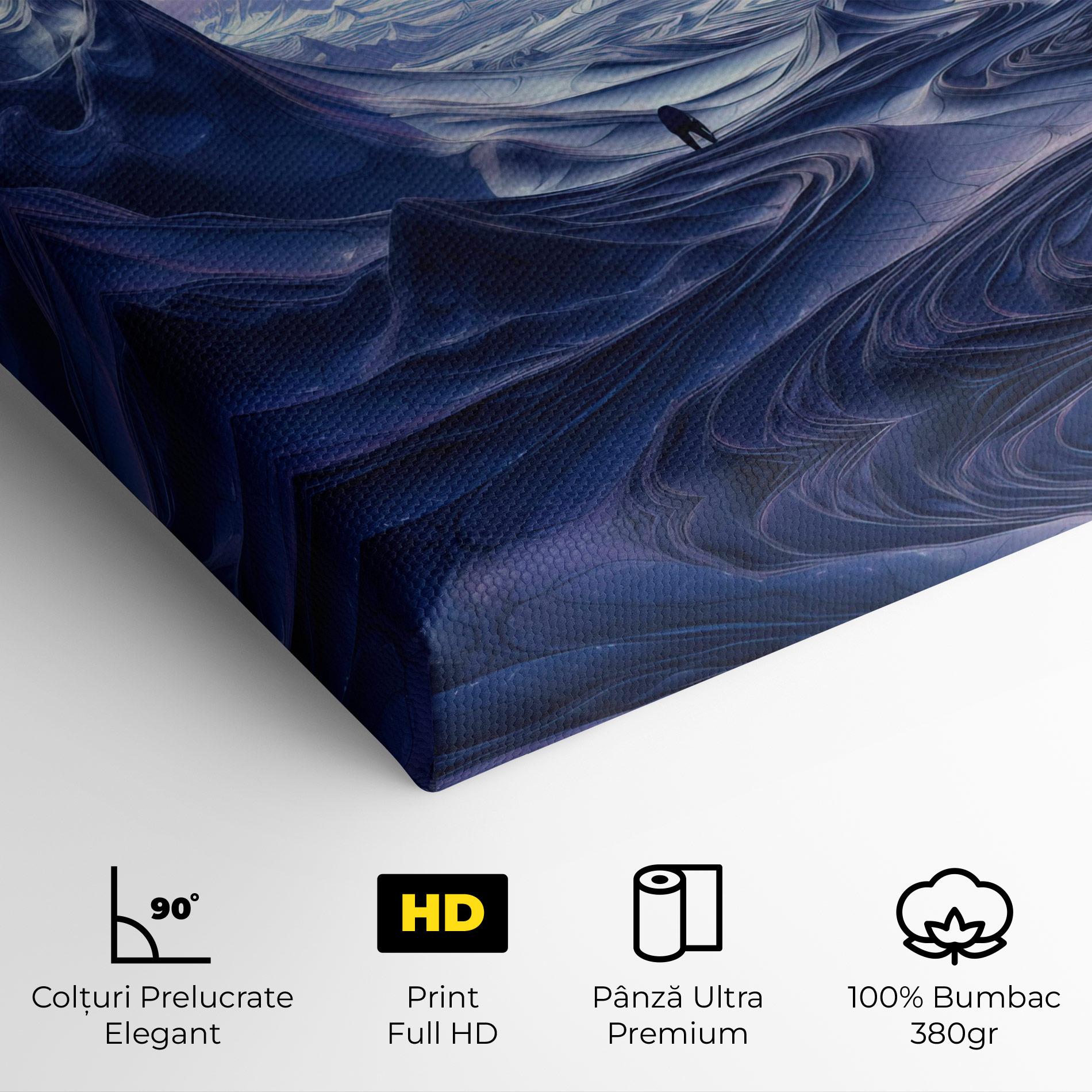 Tablou Canvas Snowy Landscape Art mockup 4