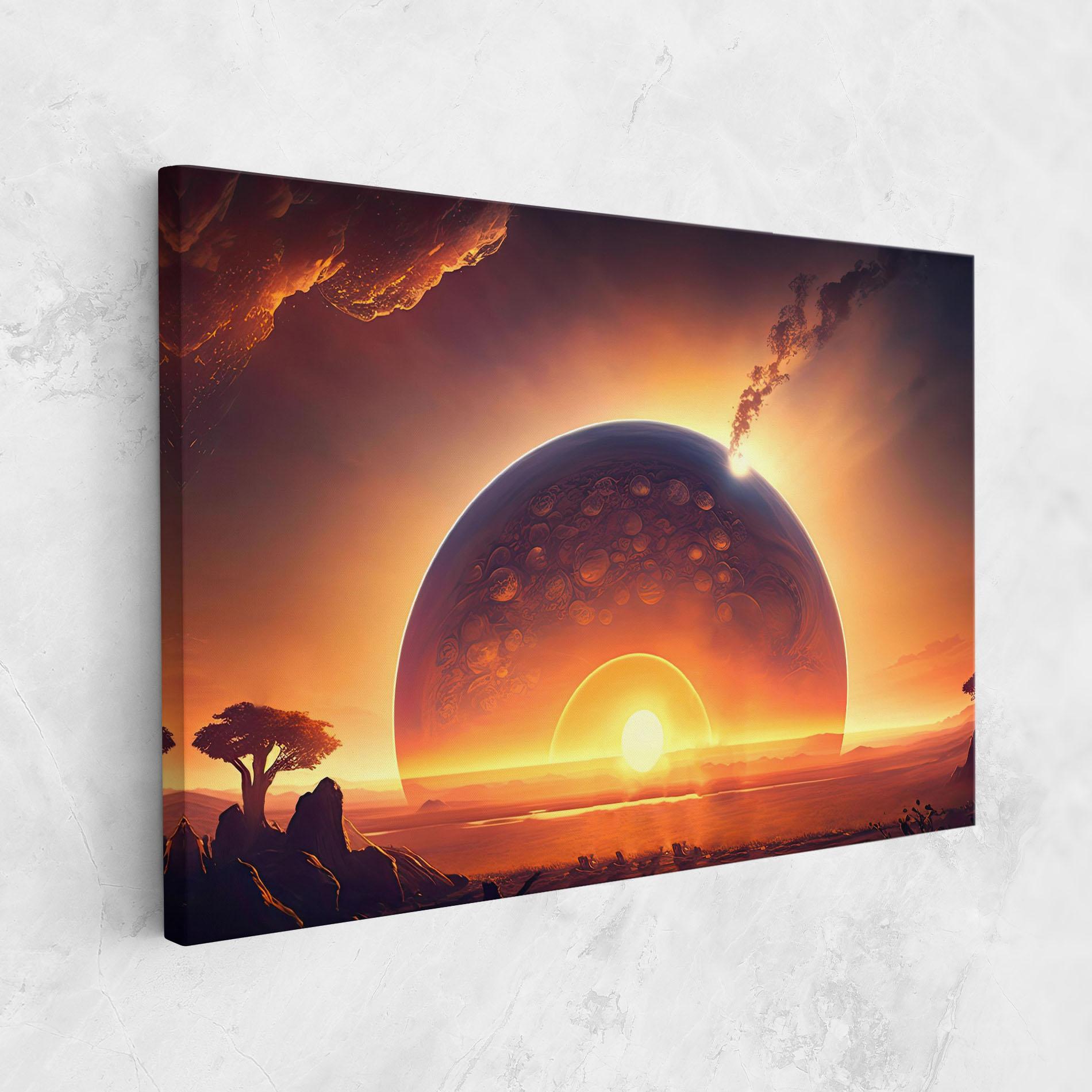 Tablou Canvas Abstract Fantasy Science mockup 1