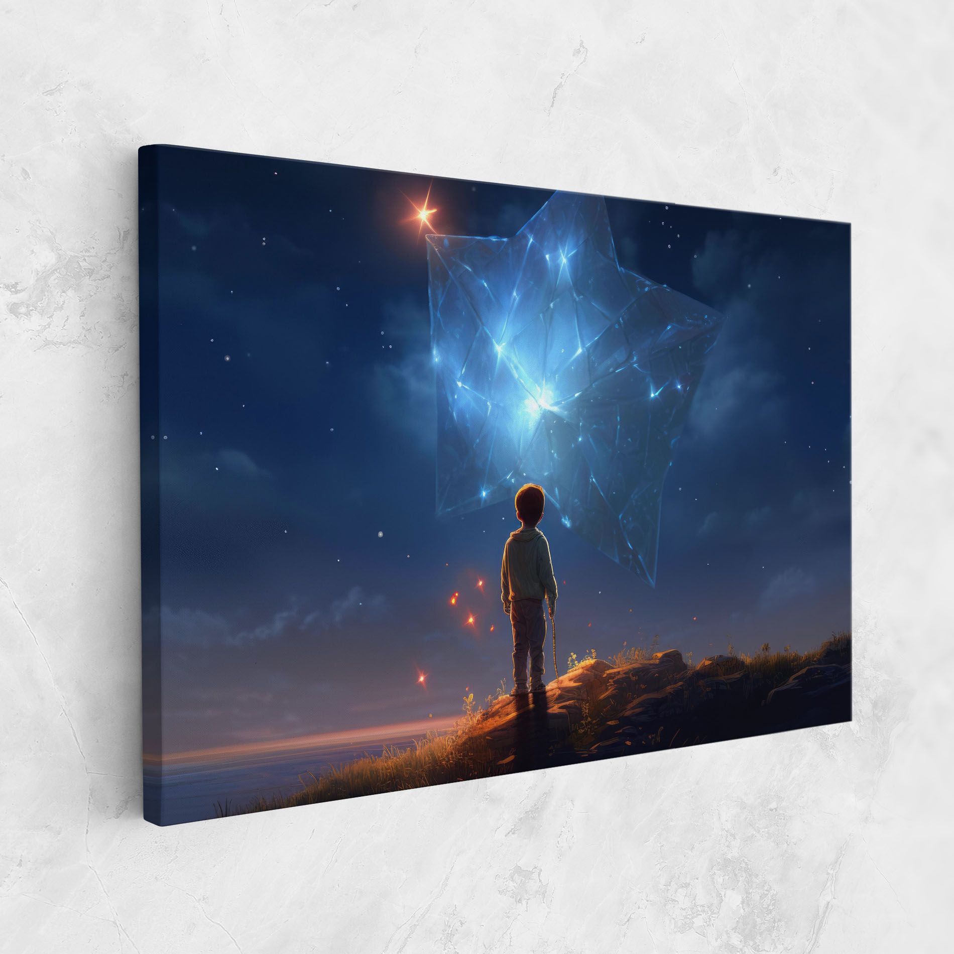 Blue Star Floating mockup 1