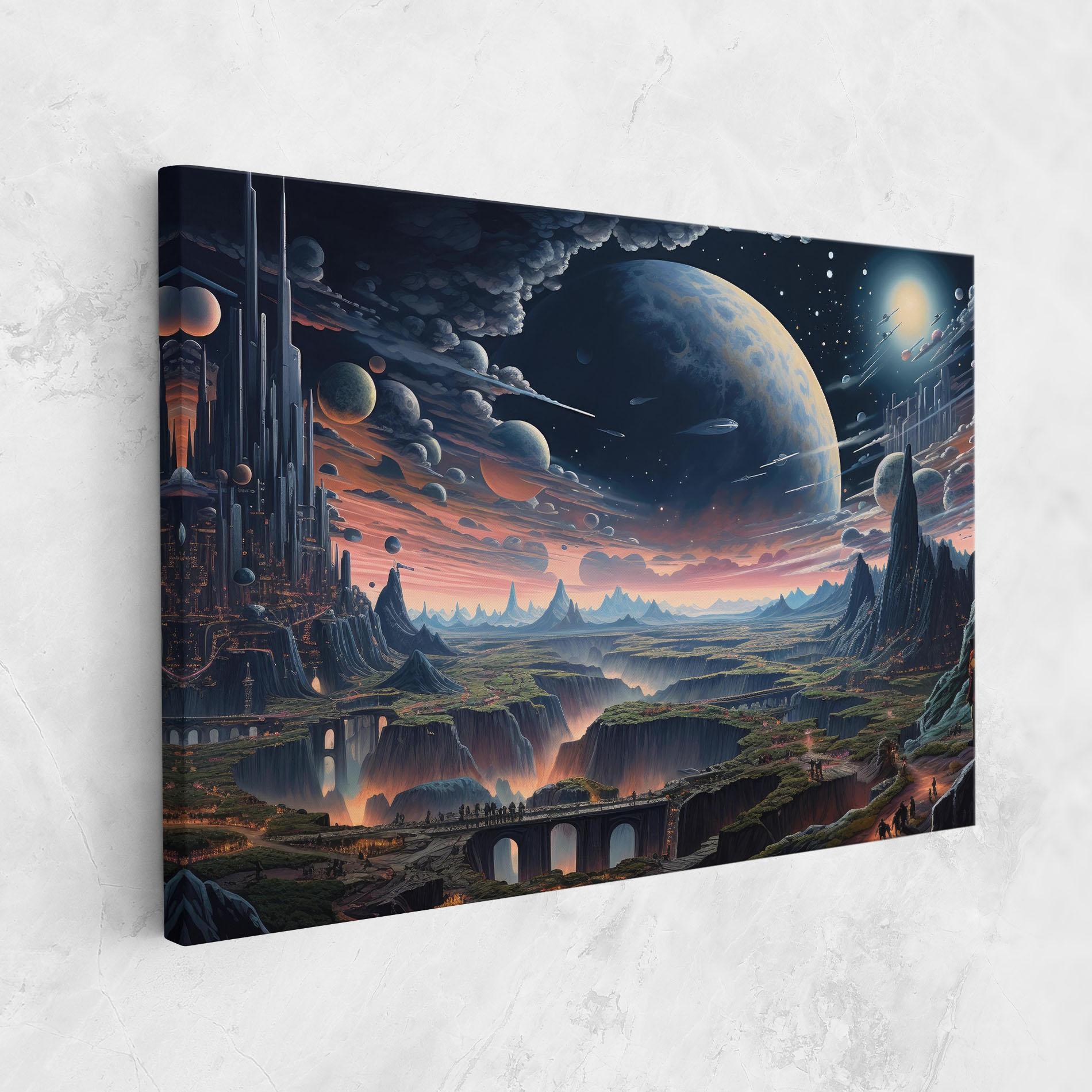 Tablou Canvas Celestial Chronicler mockup 1