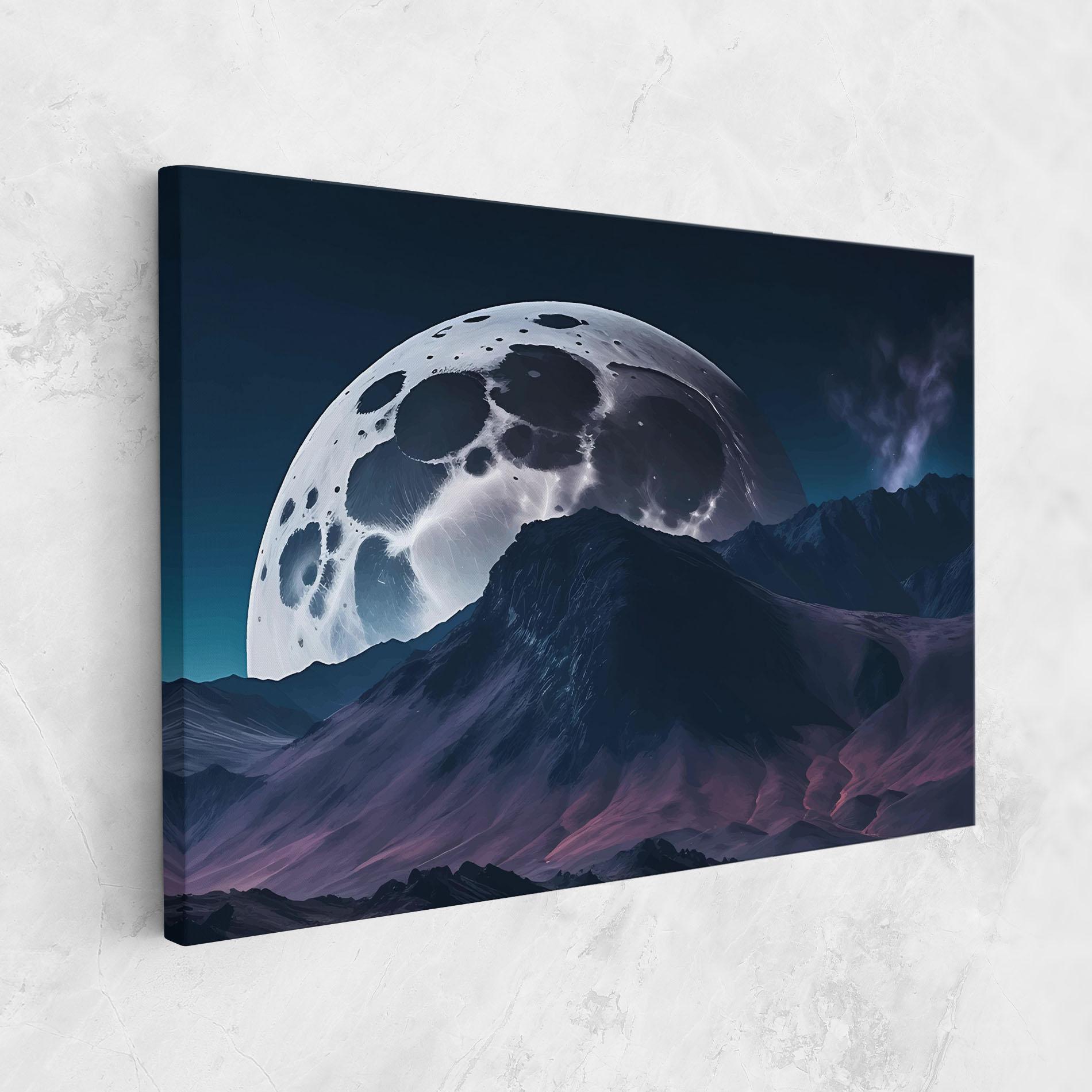 Tablou Canvas Full Moon Smoke mockup 1