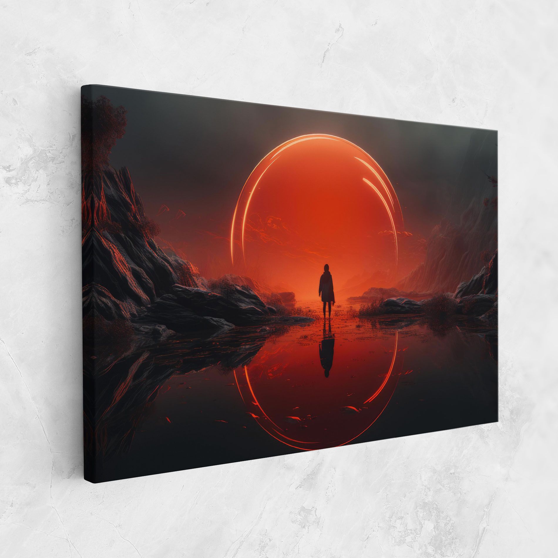 Man Orange Orb mockup 1