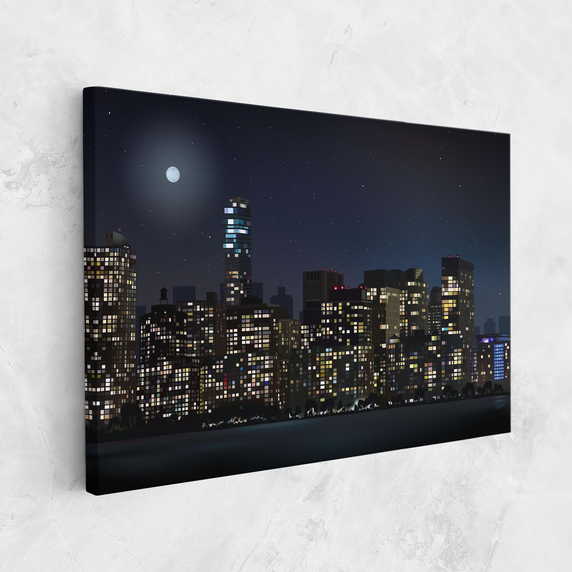 Urban City Night mockup 1