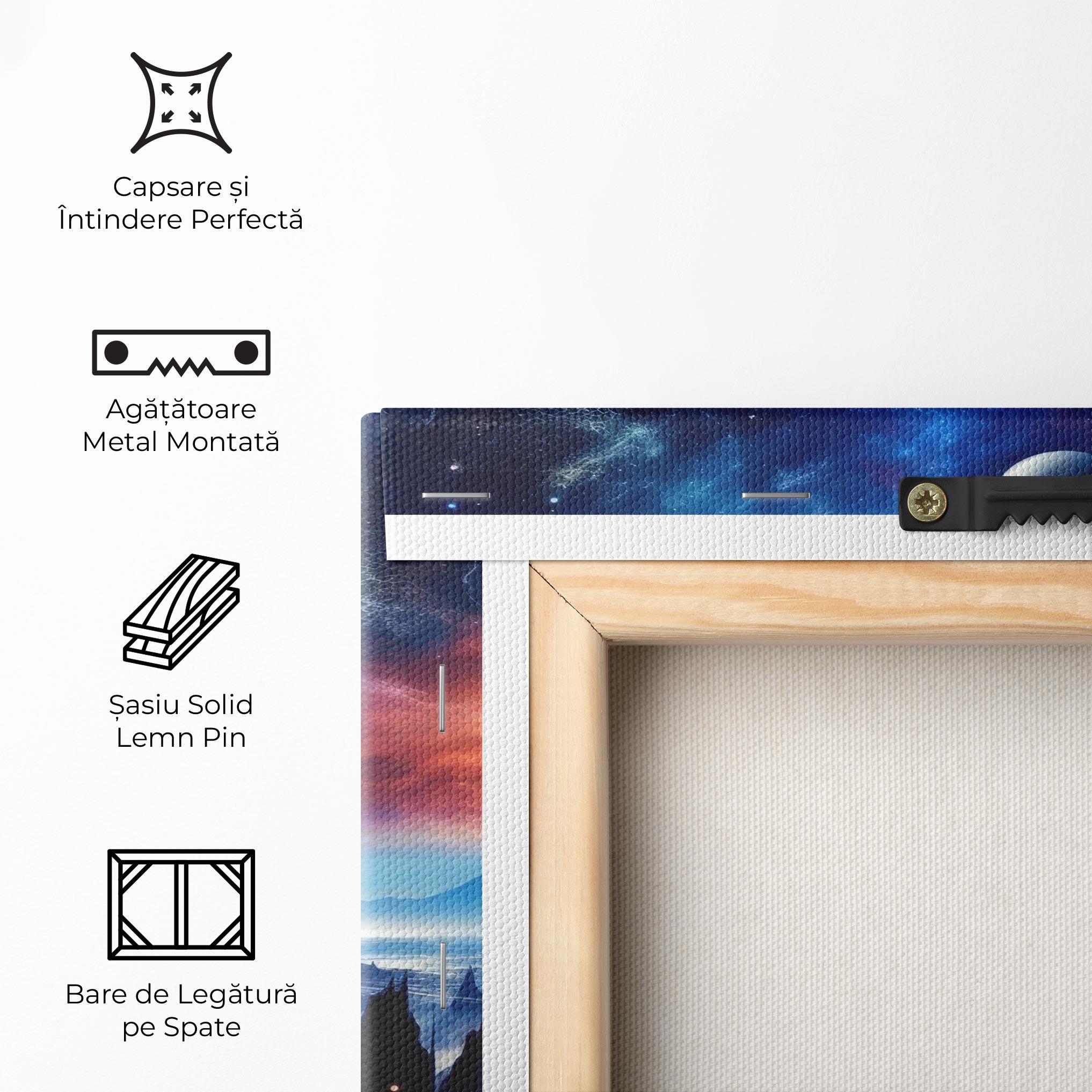 Tablou Canvas Planets And Stars mockup 5