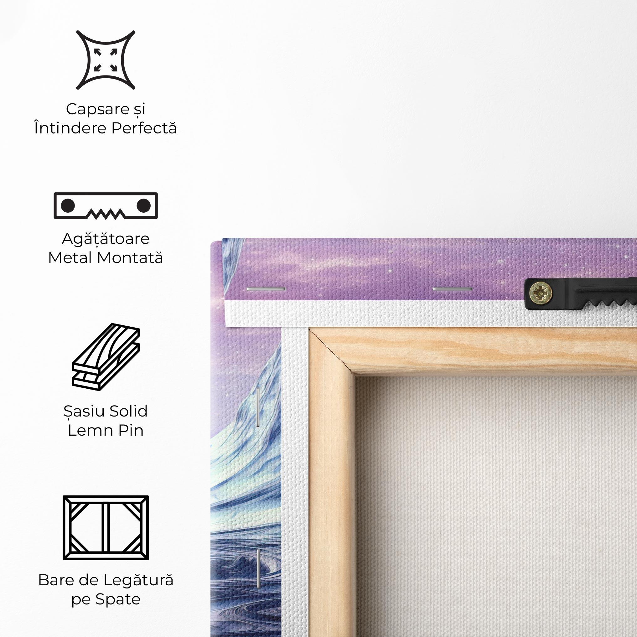 Tablou Canvas Snowy Landscape Art mockup 5