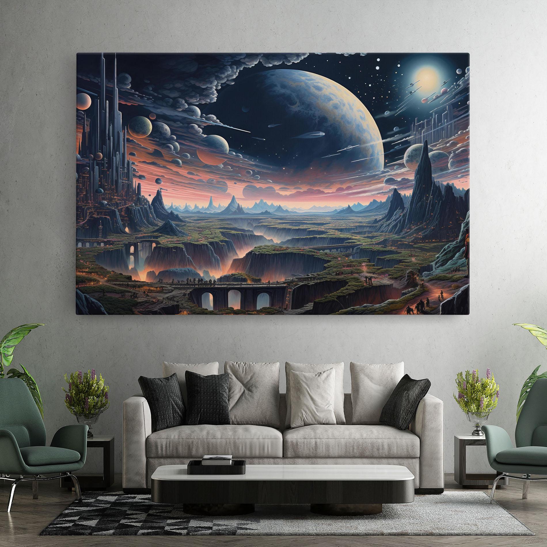 Tablou Canvas Celestial Chronicler mockup 7