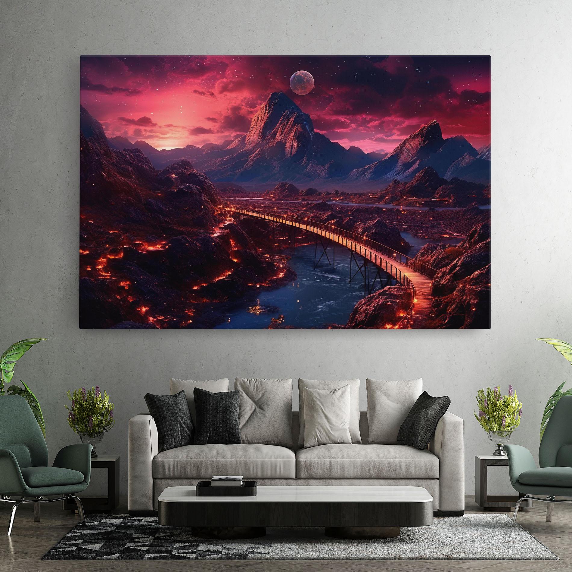 Tablou Canvas Interstellar Journey mockup 7