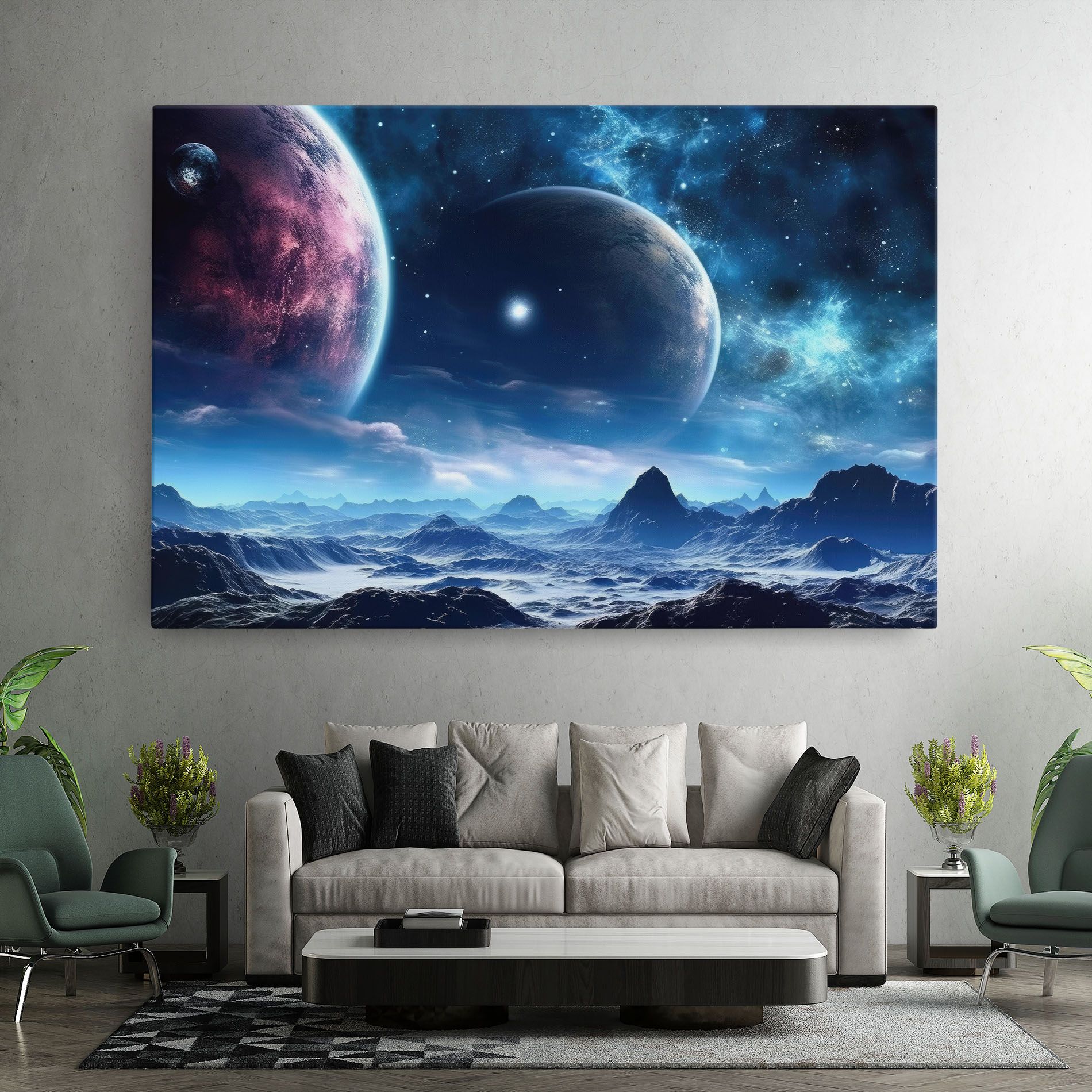 Space Planets And Stars mockup 7